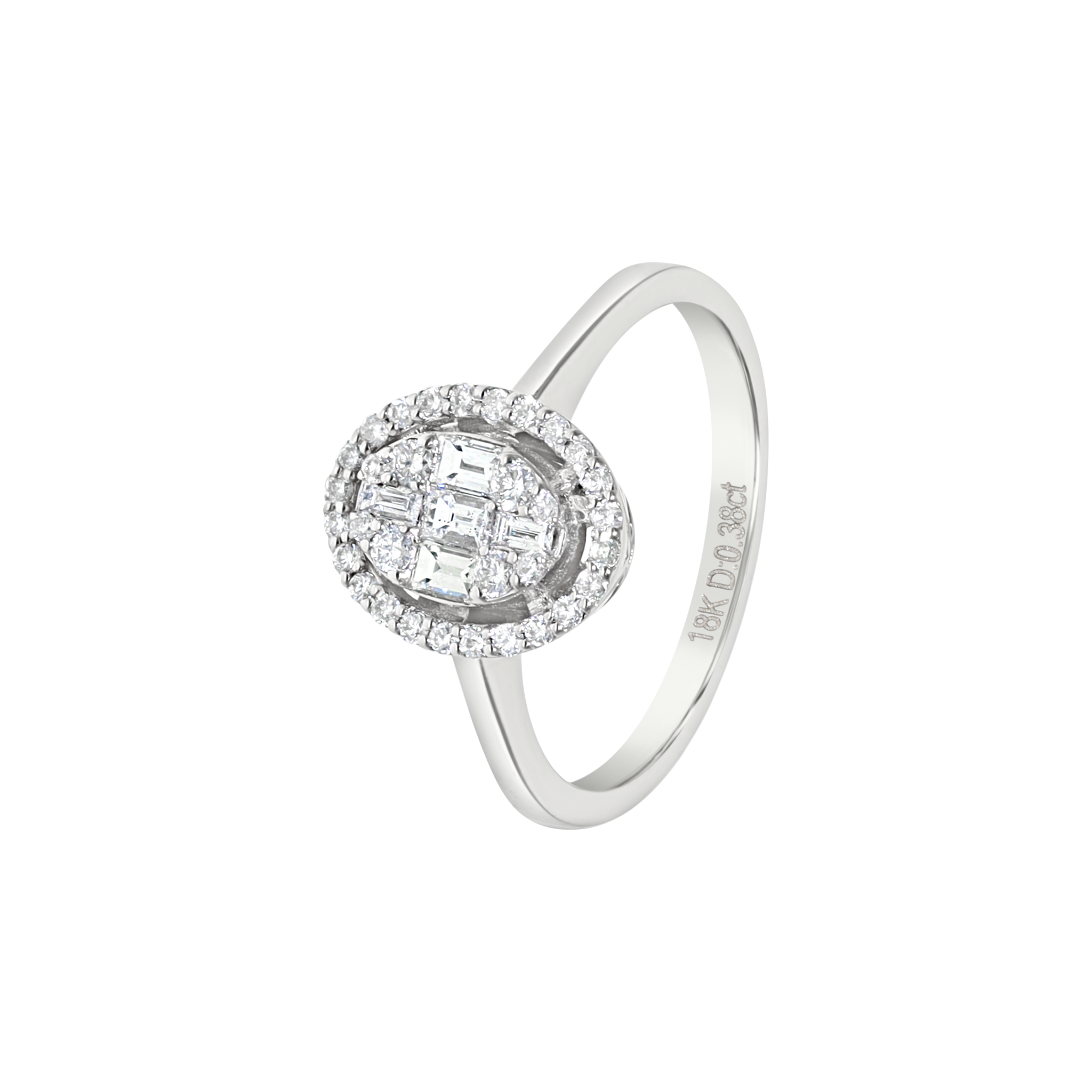 DIAMOND CLUSTER WEDDING RING