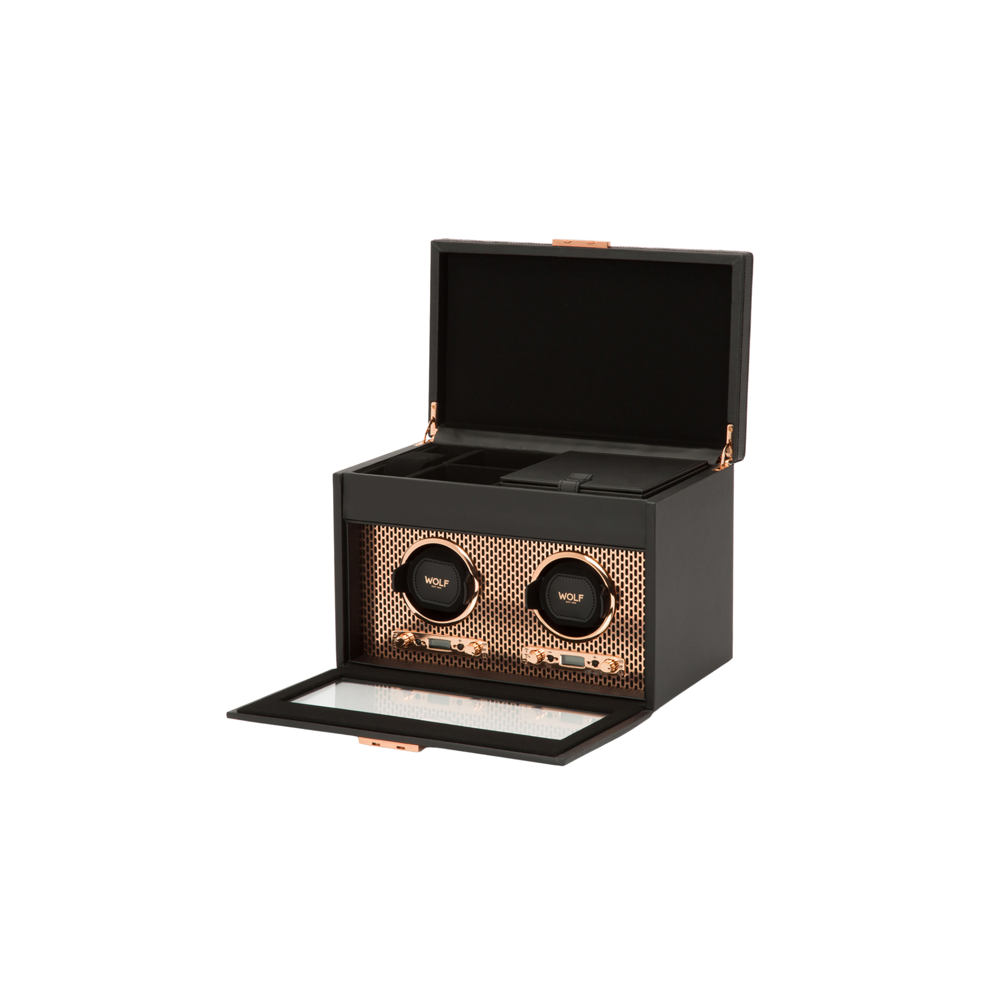 AXIS DOUBLE WATCH WINDER WITH STORAGE