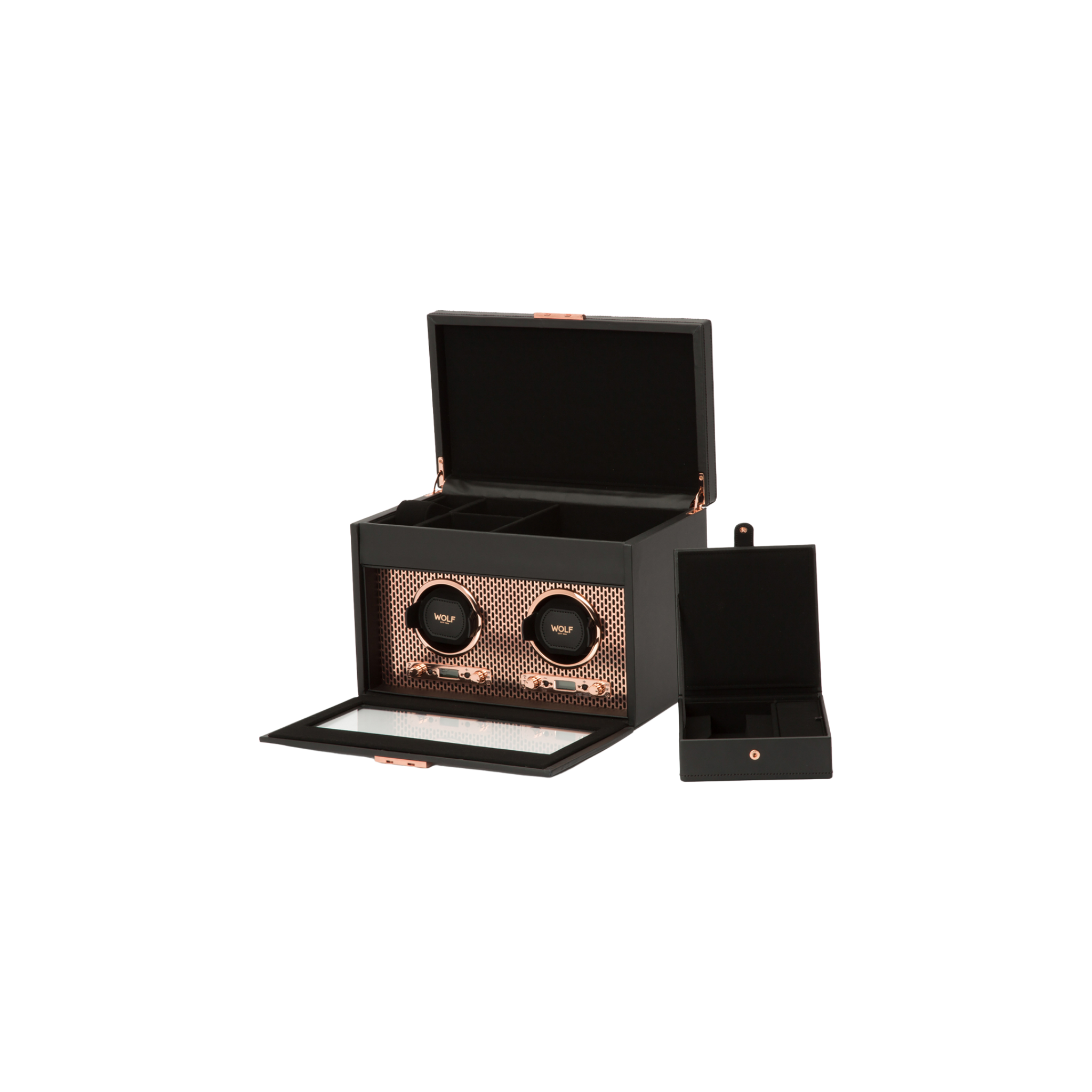 AXIS DOUBLE WATCH WINDER WITH STORAGE
