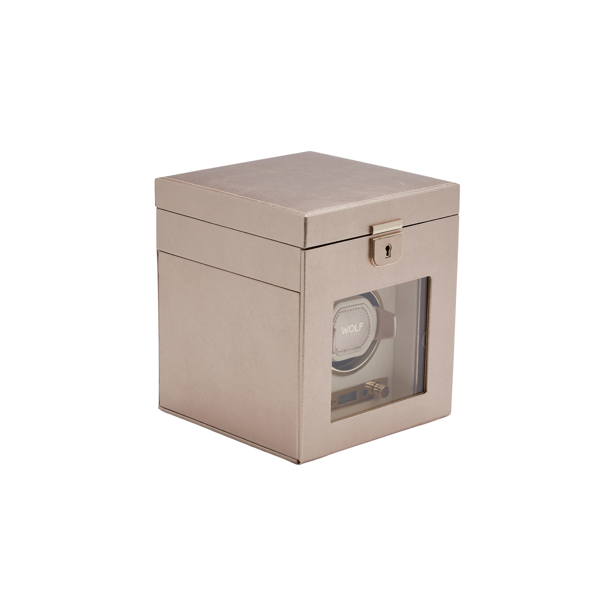 PALERMO SINGLE WATCH WINDER WITH JEWELLERY STORAGE