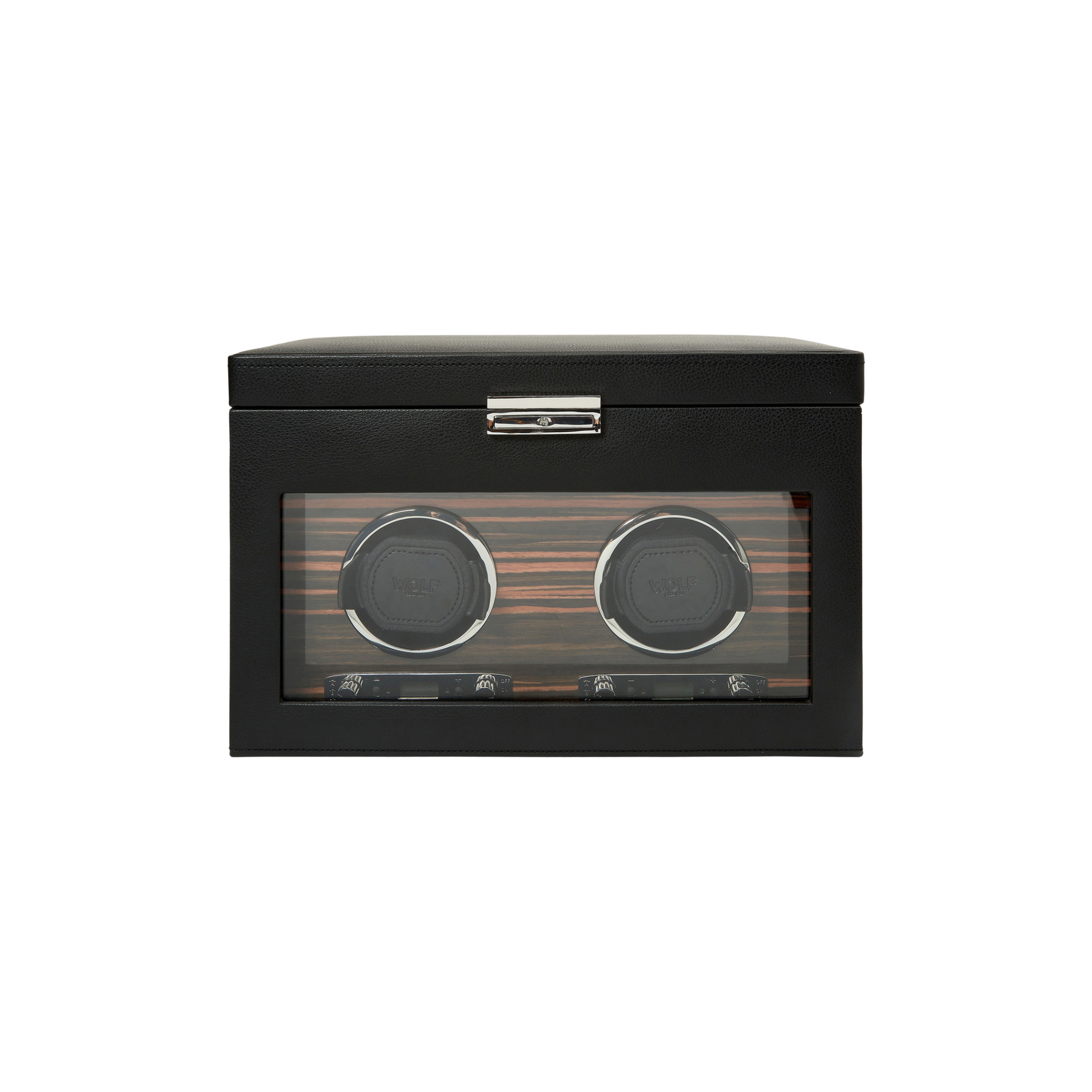ROADSTER DOUBLE WATCH WINDER WITH STORAGE