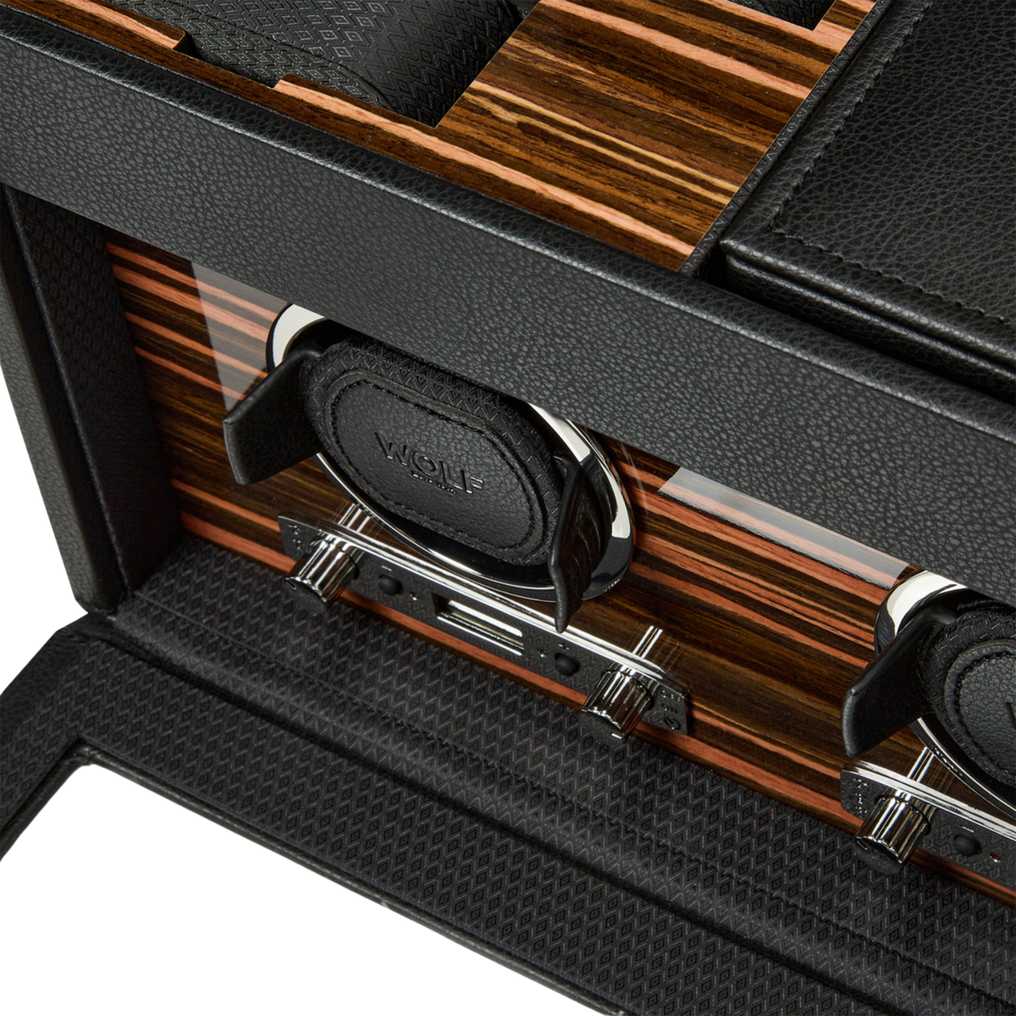 ROADSTER DOUBLE WATCH WINDER WITH STORAGE