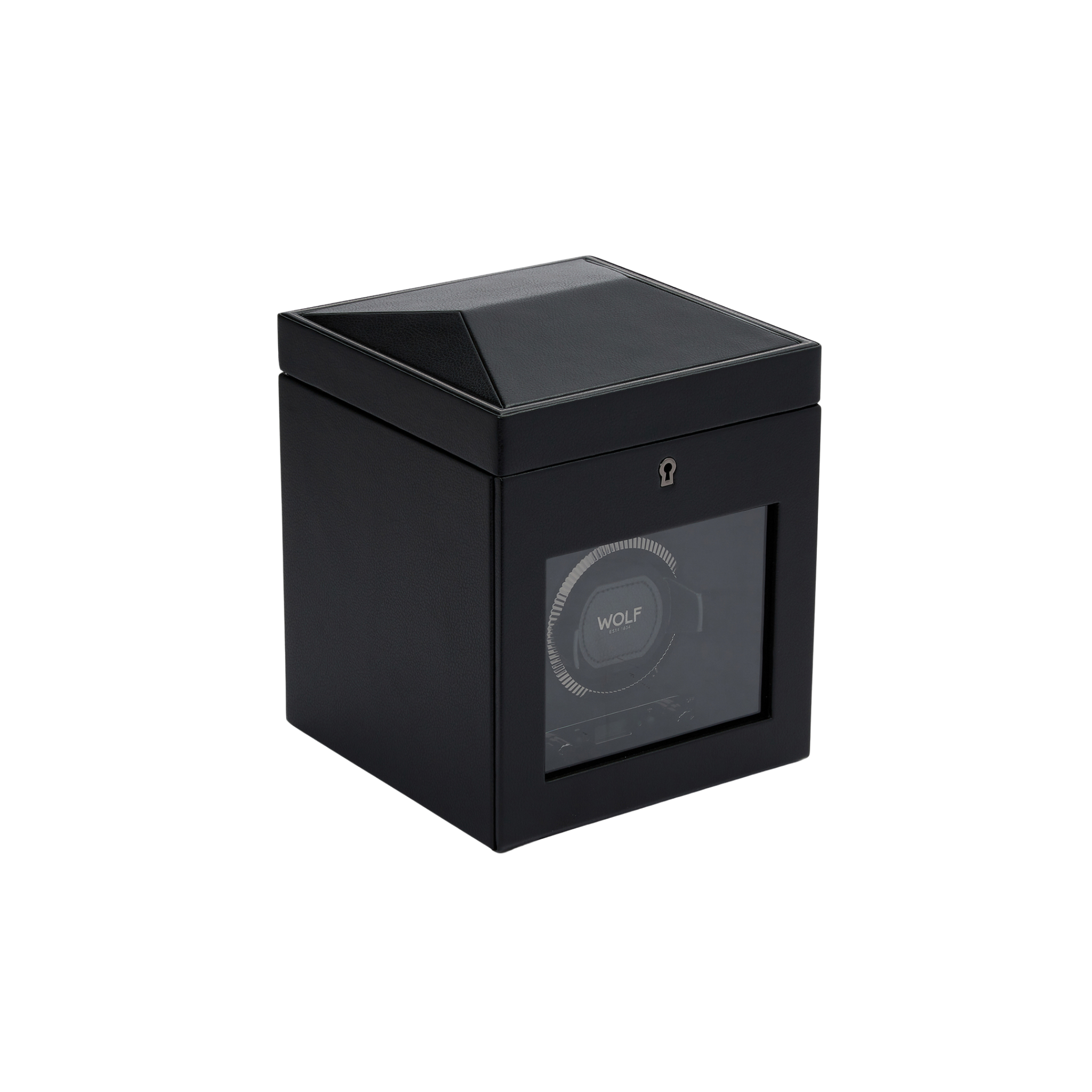 BRITISH RACING SINGLE WATCH WINDER WITH STORAGE