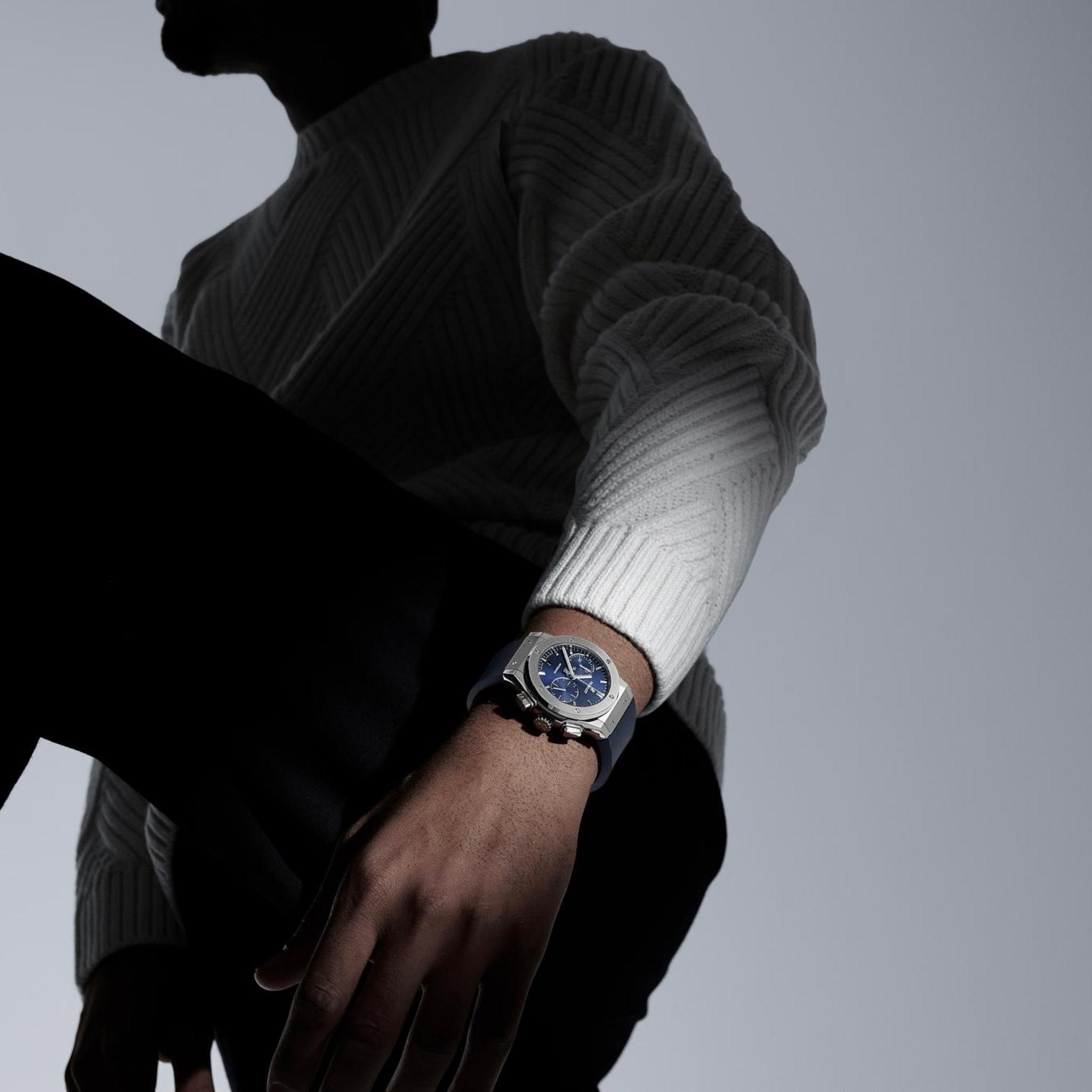 CLASSIC FUSION CHRONOGRAPH TITANIUM BLUE