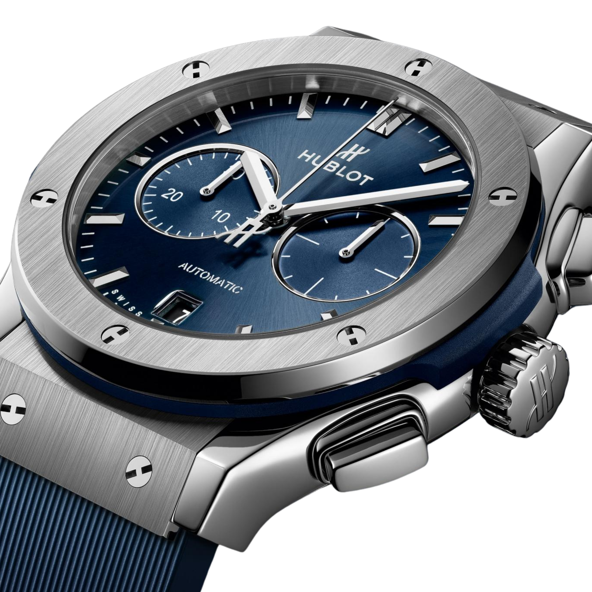 CLASSIC FUSION CHRONOGRAPH TITANIUM BLUE