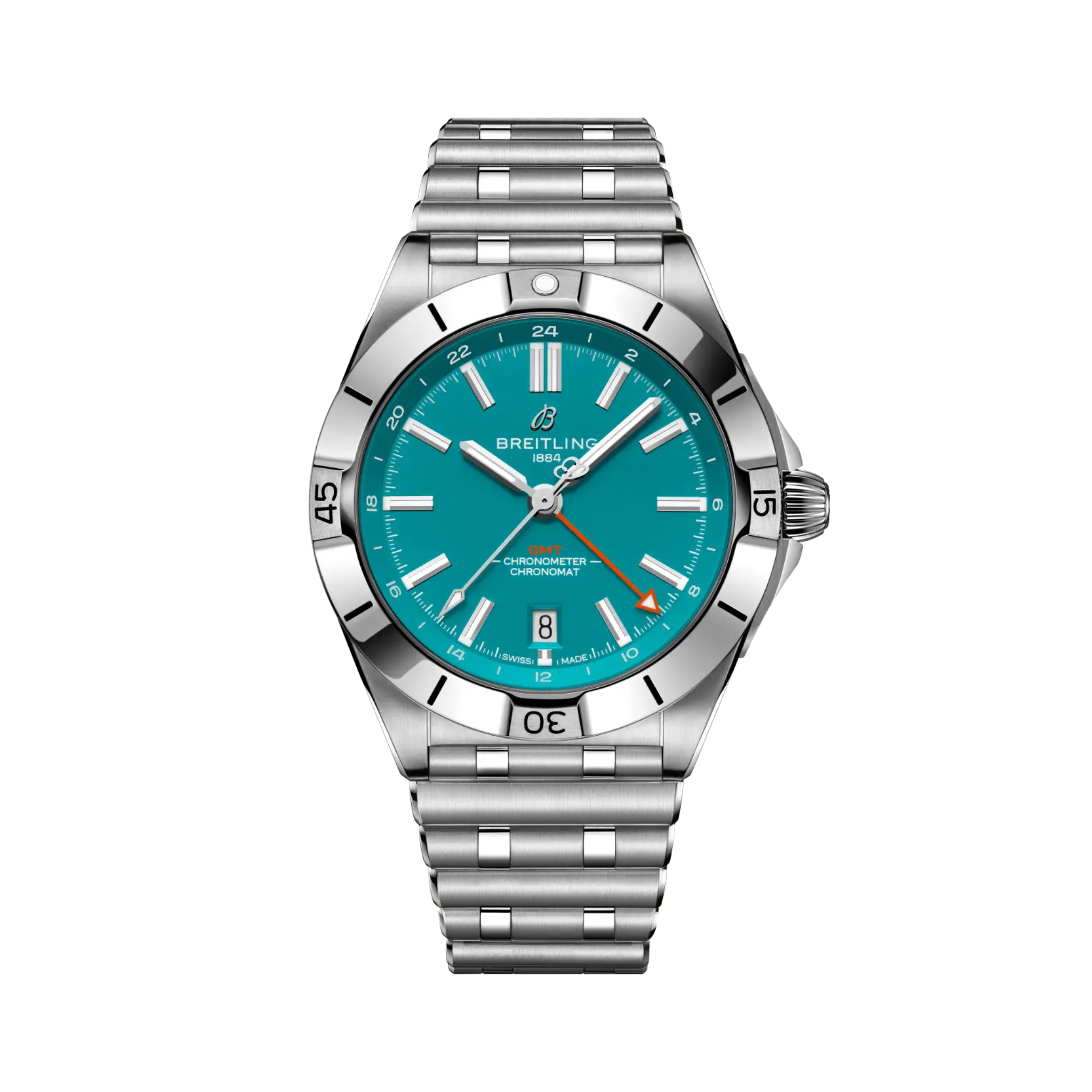 CHRONOMAT AUTOMATIC GMT 40 NFL MIAMI DOLPHINS EDITION