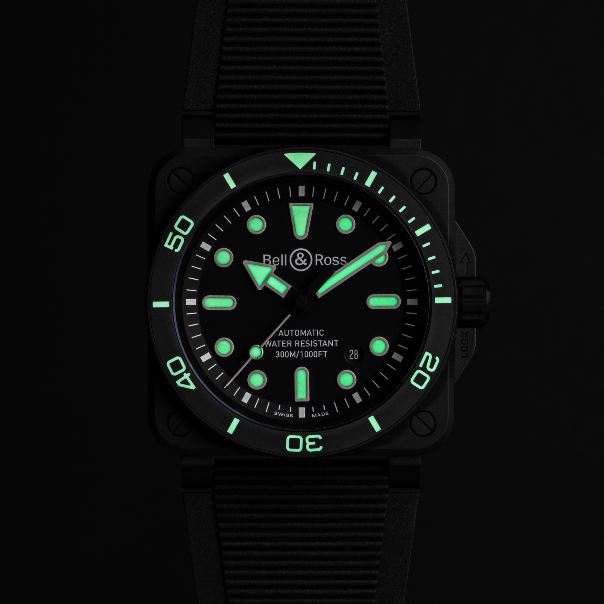 INSTRUMENTS BR 03 DIVER BLACK MATTE CERAMIC