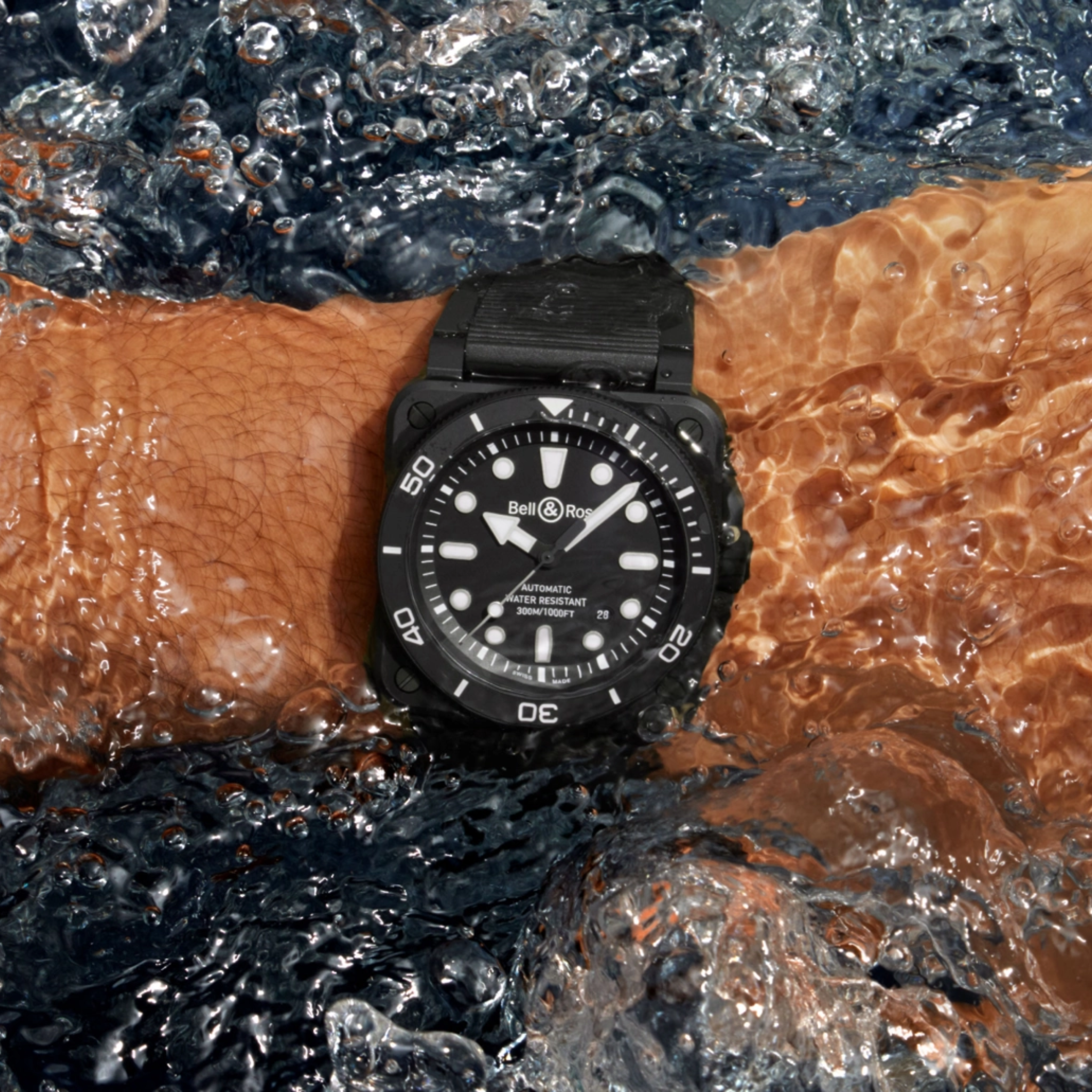 INSTRUMENTS BR 03 DIVER BLACK MATTE CERAMIC