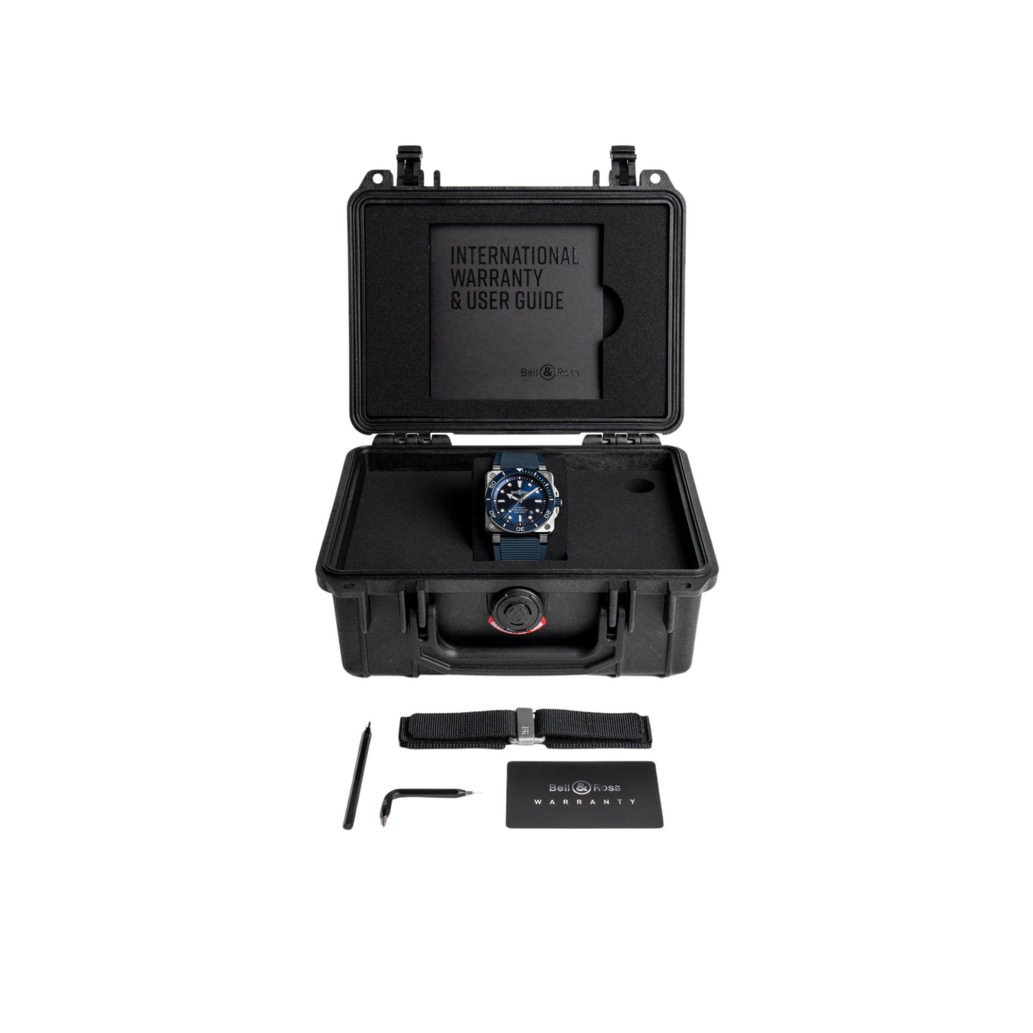 INSTRUMENTS BR 03 DIVER BLUE STEEL