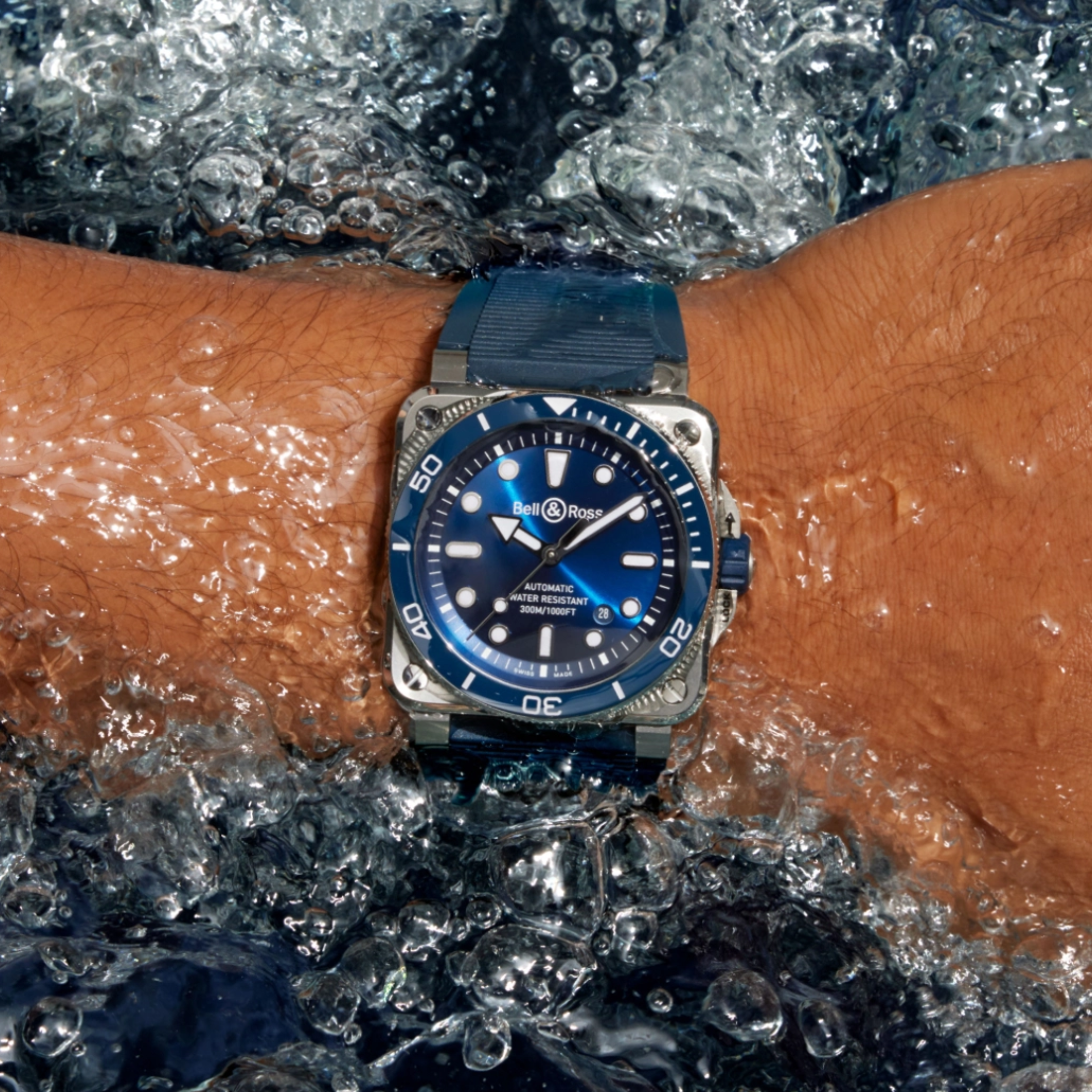 INSTRUMENTS BR 03 DIVER BLUE STEEL