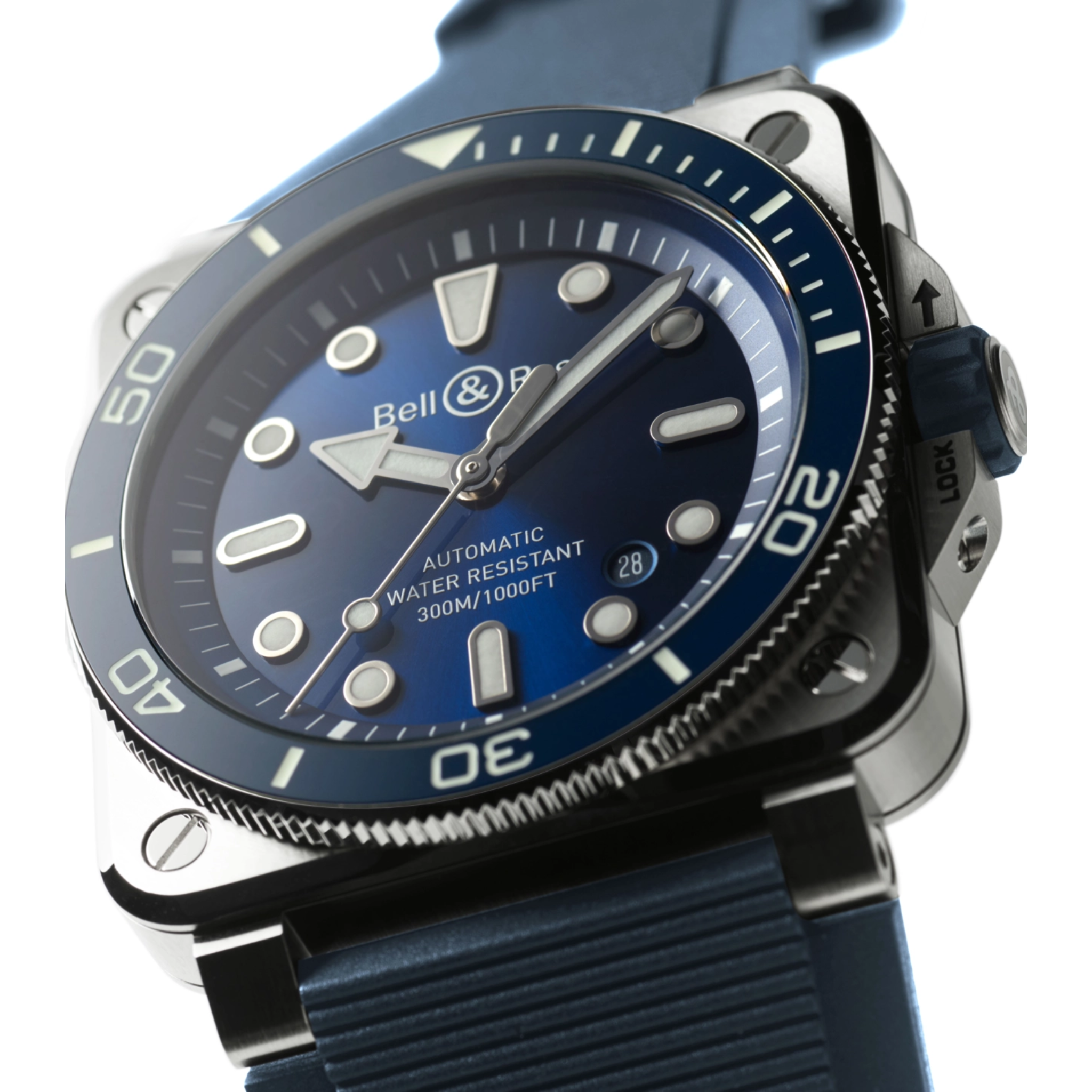 INSTRUMENTS BR 03 DIVER BLUE STEEL