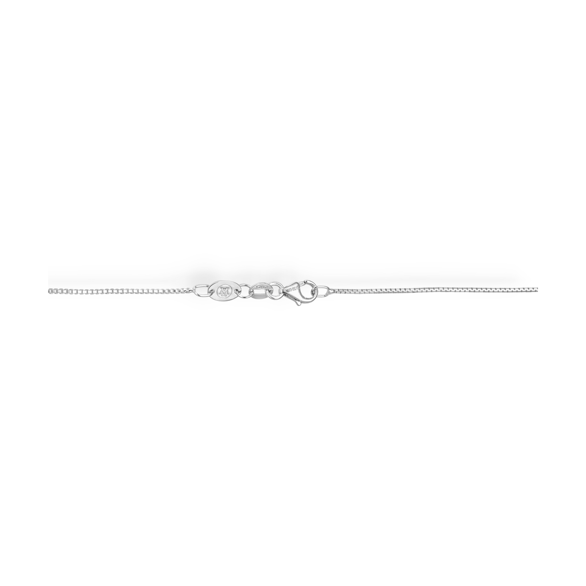 WHITE GOLD HALO NECKLACE