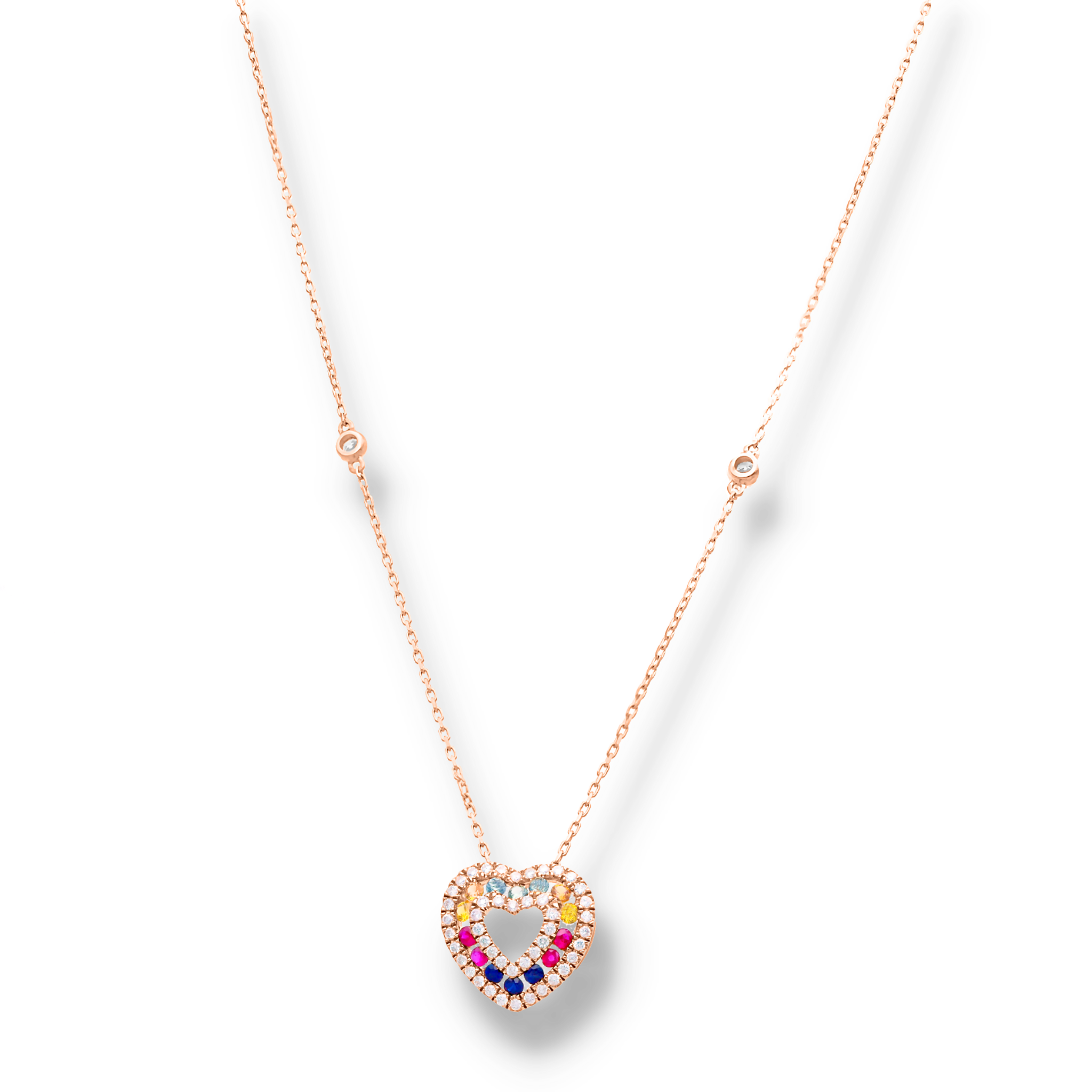 ROSE GOLD HEART NECKLACE