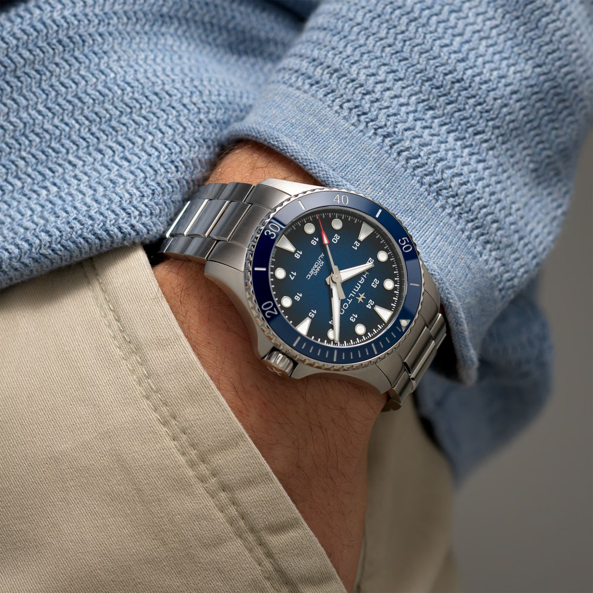 KHAKI NAVY SCUBA AUTO 40MM