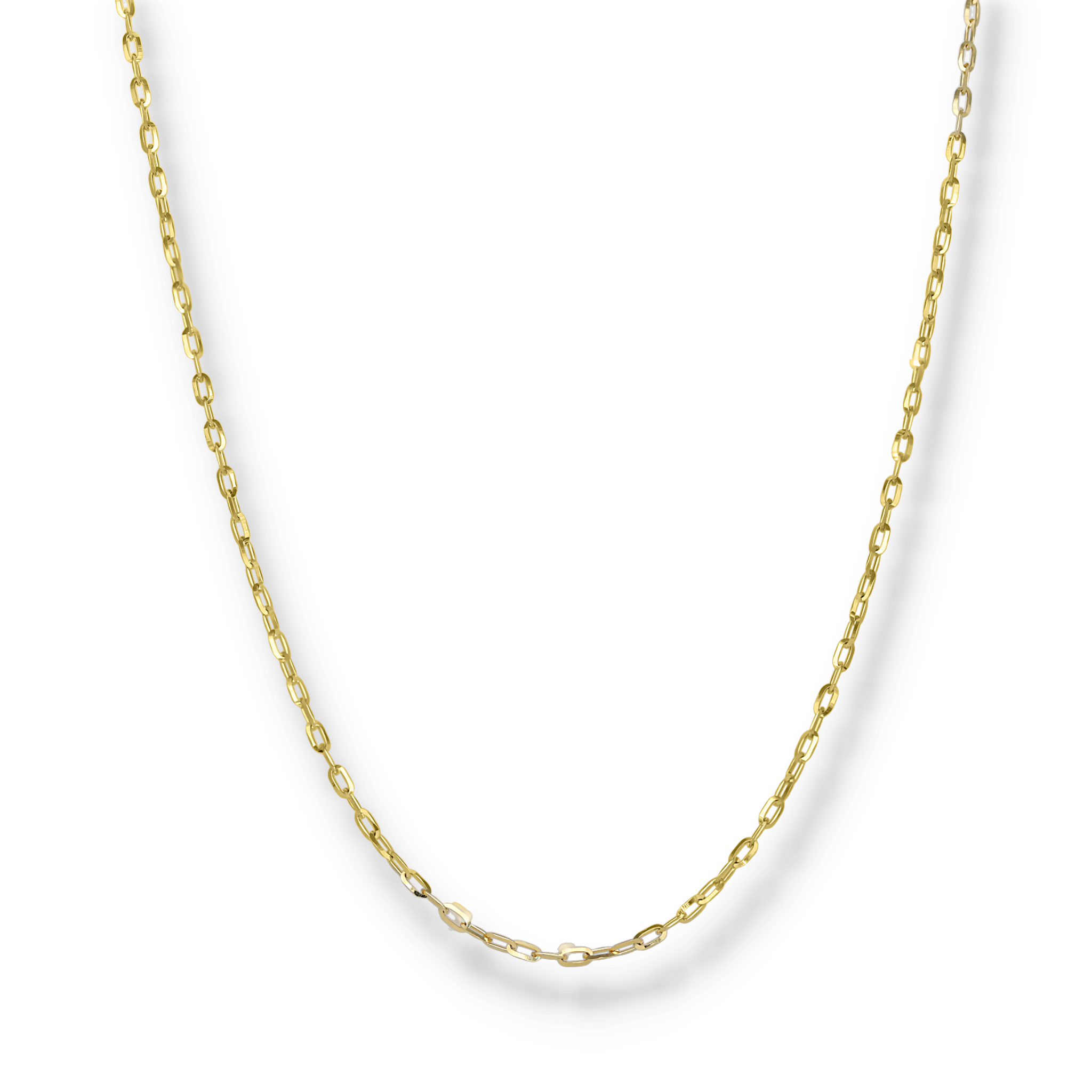 YELLOW GOLD CHAIN NECKLACE