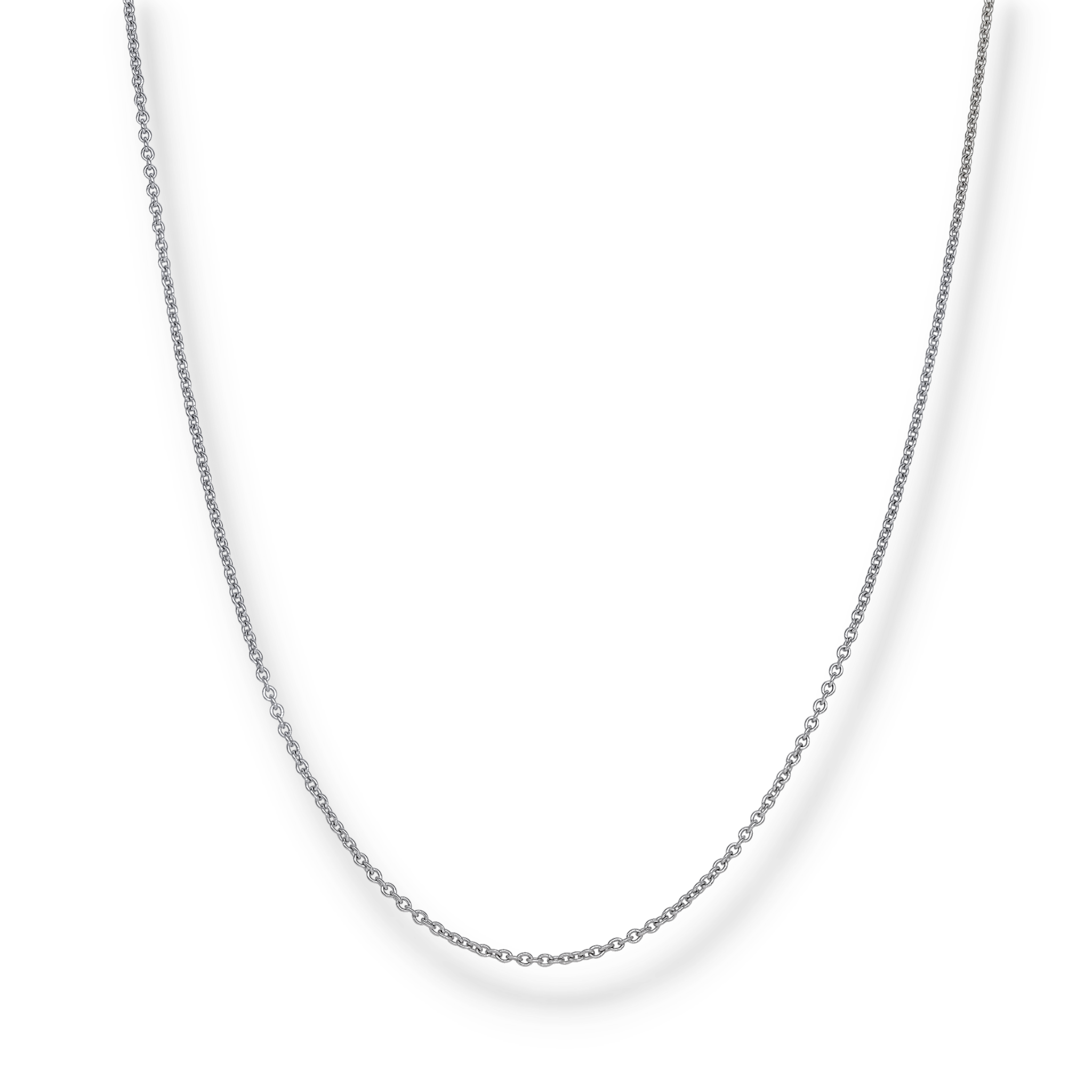 WHITE GOLD CHAIN NECKLACE