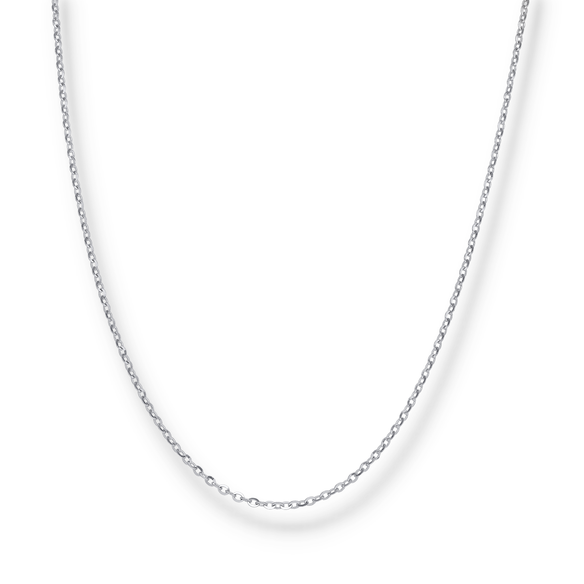 WHITE GOLD CHAIN NECKLACE