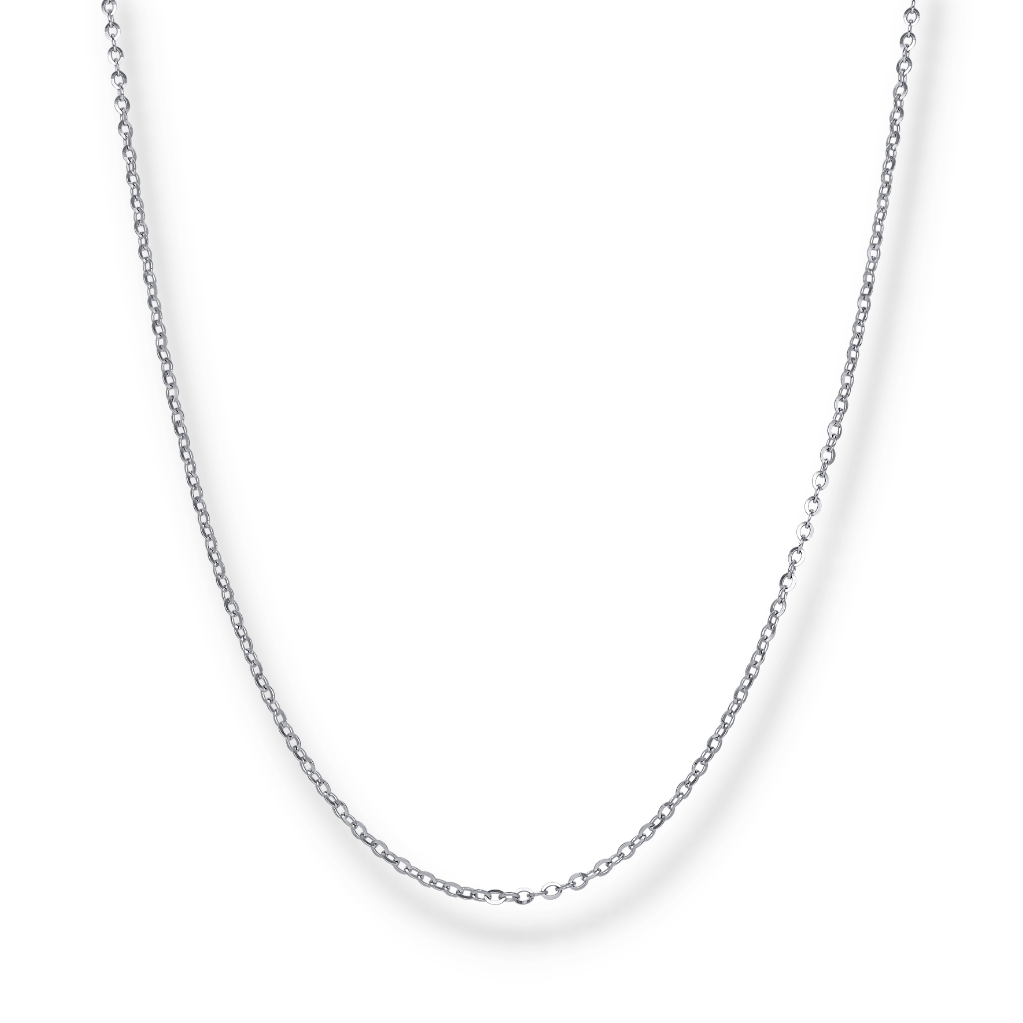 WHITE GOLD CHAIN NECKLACE
