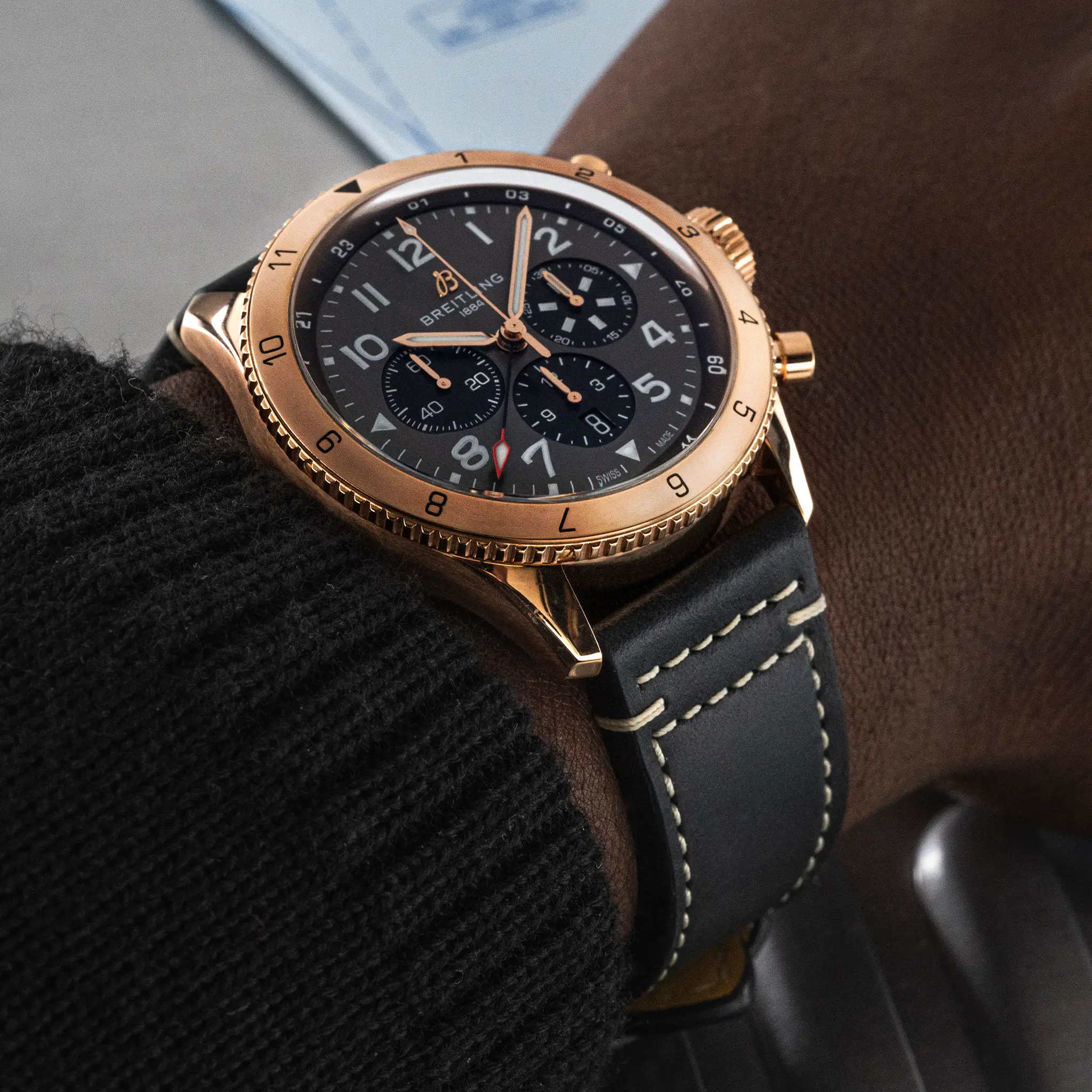 SUPER AVI B04 CHRONOGRAPH GMT 46 P-51 MUSTANG