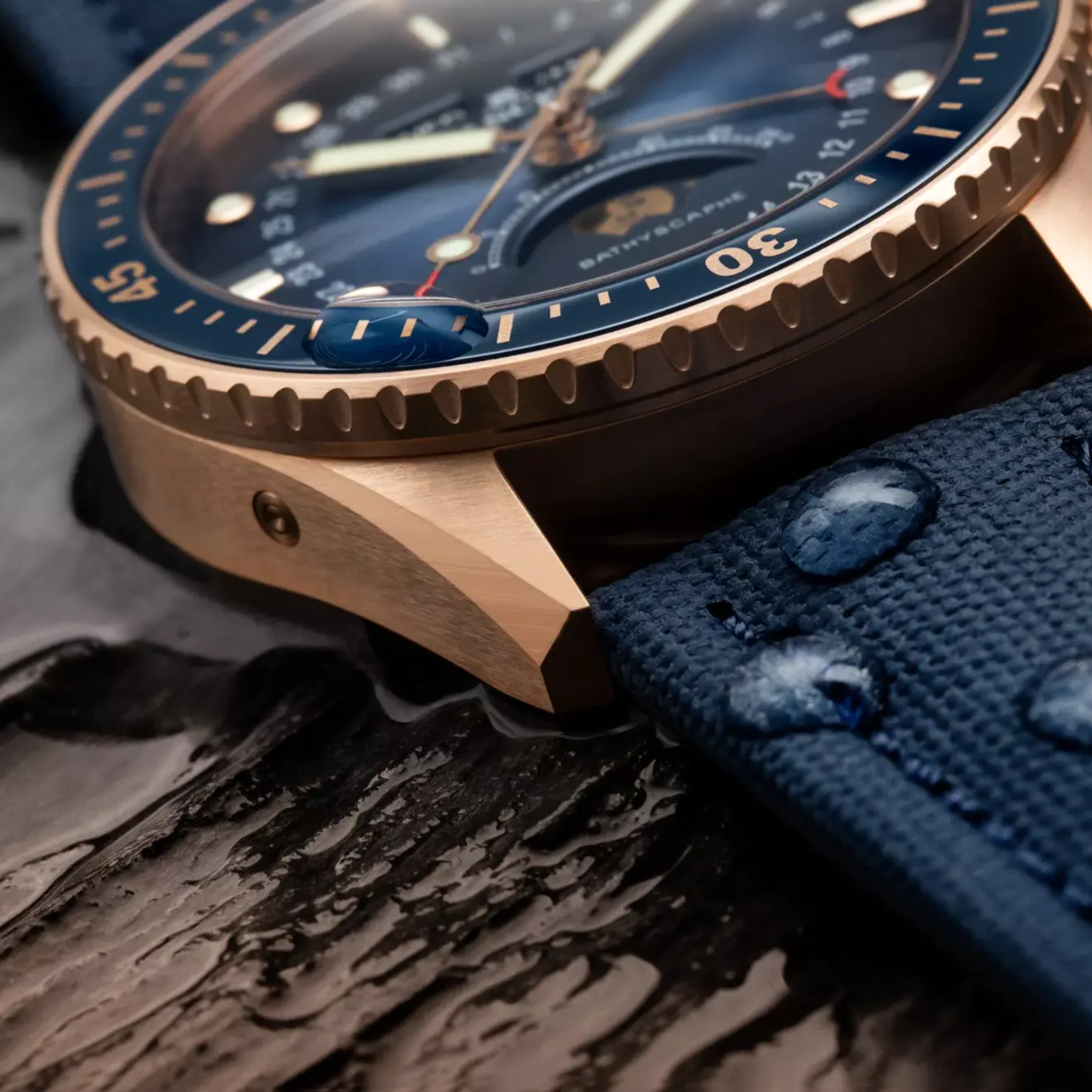 FIFTY FATHOMS BATHYSCAPHE QUANTIÈME COMPLET PHASES DE LUNE