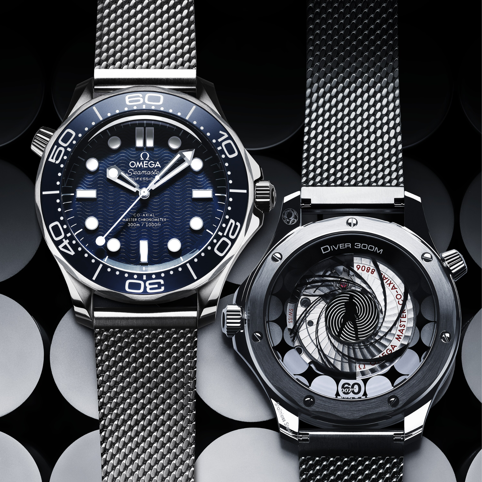 SEAMASTER DIVER 300M CO AXIAL CHRONOMETER JAMES BOND 60TH ANNIVERSARY