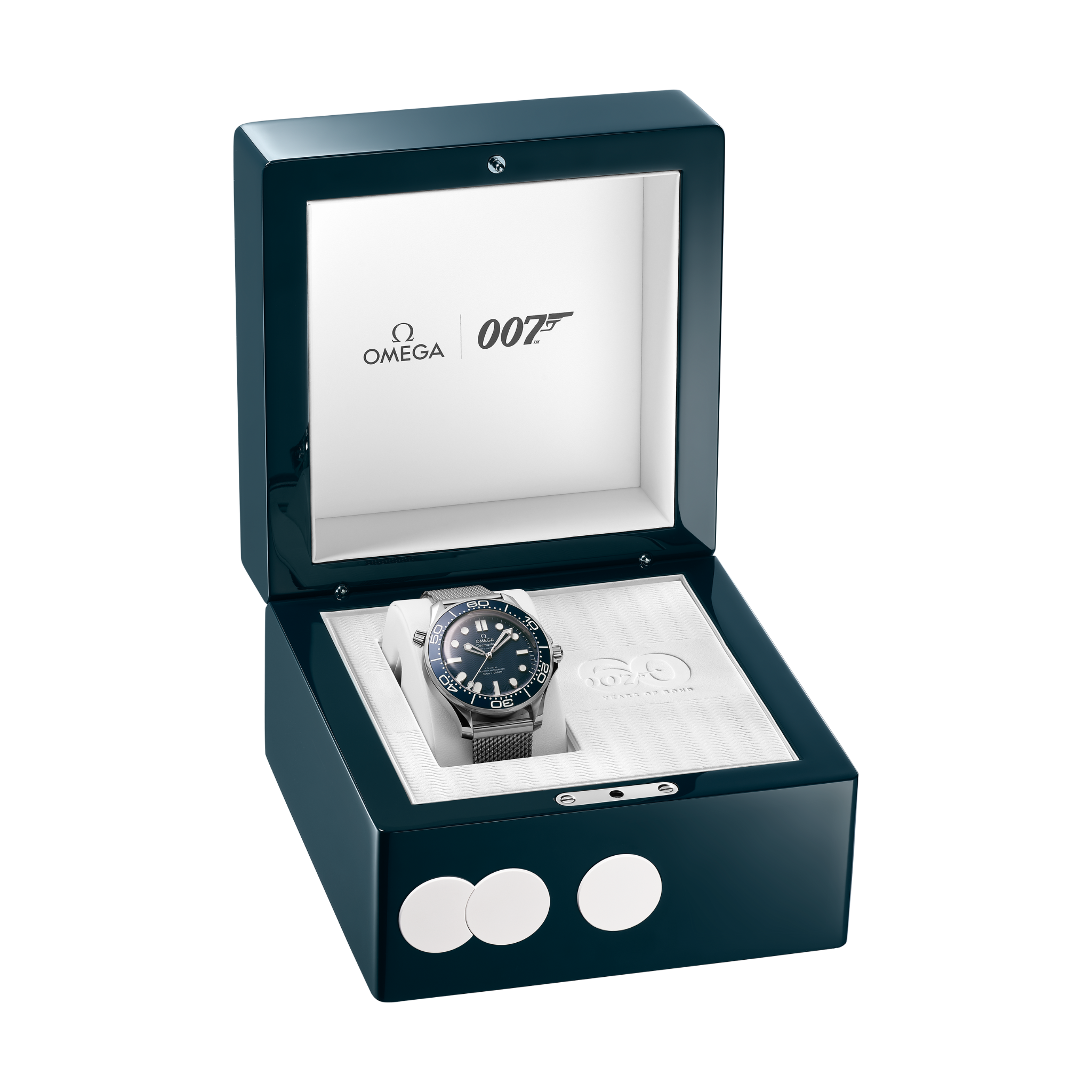 SEAMASTER DIVER 300M CO AXIAL CHRONOMETER JAMES BOND 60TH ANNIVERSARY