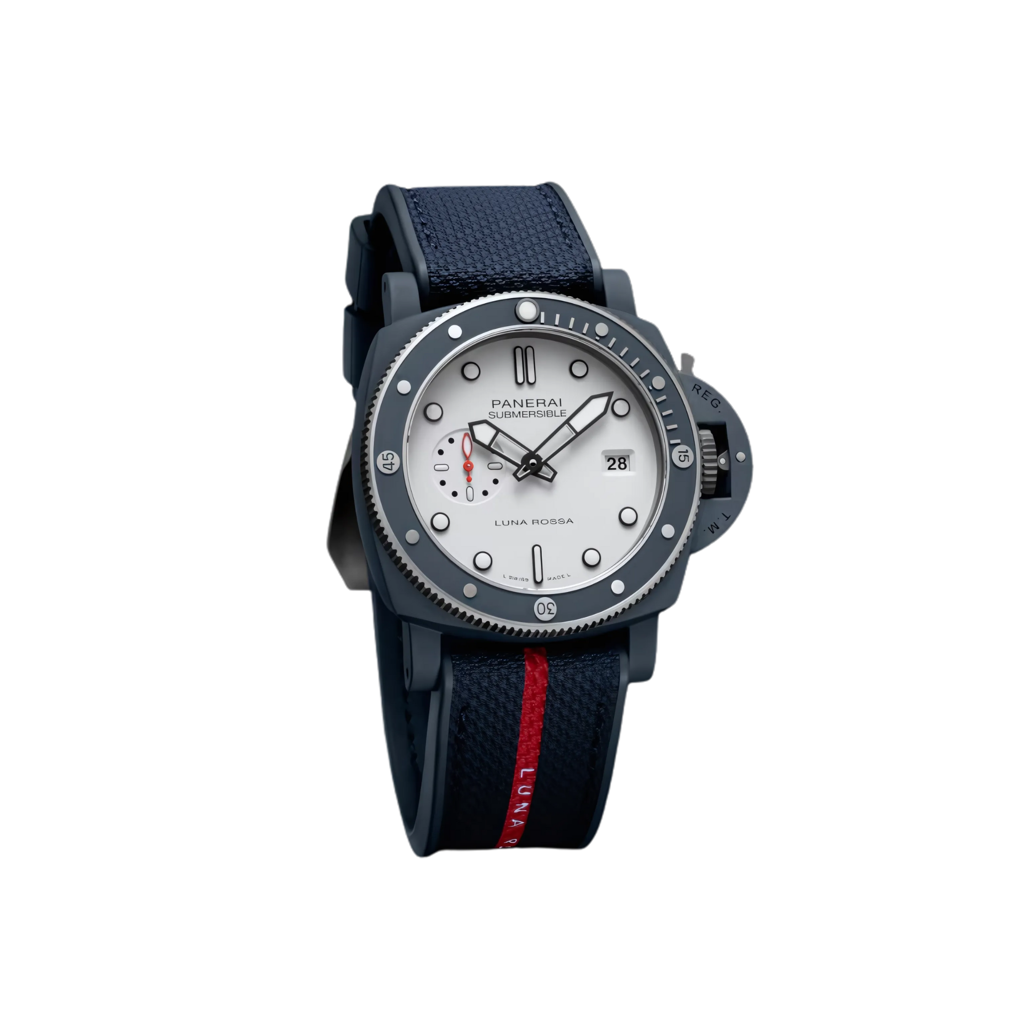 SUBMERSIBLE QUARANTAQUATTRO LUNA ROSSA TI-CERAMITECH