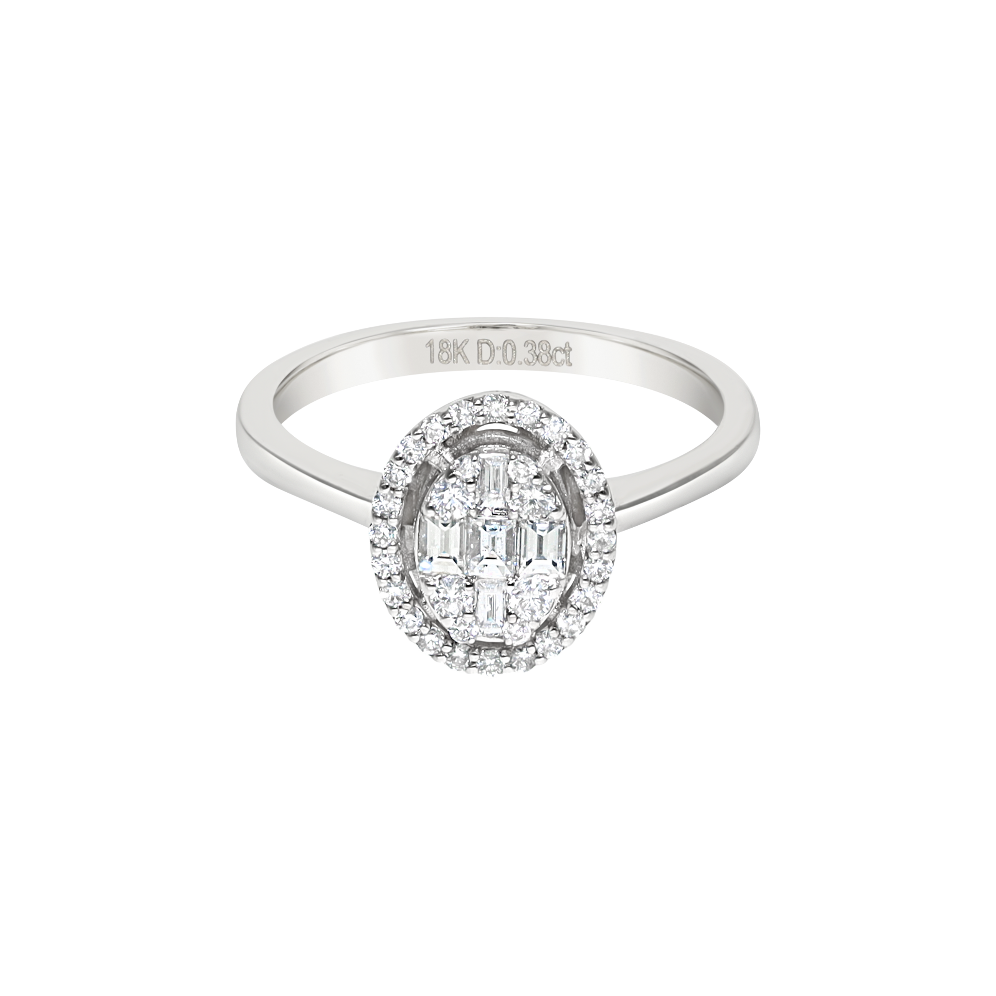 DIAMOND CLUSTER WEDDING RING