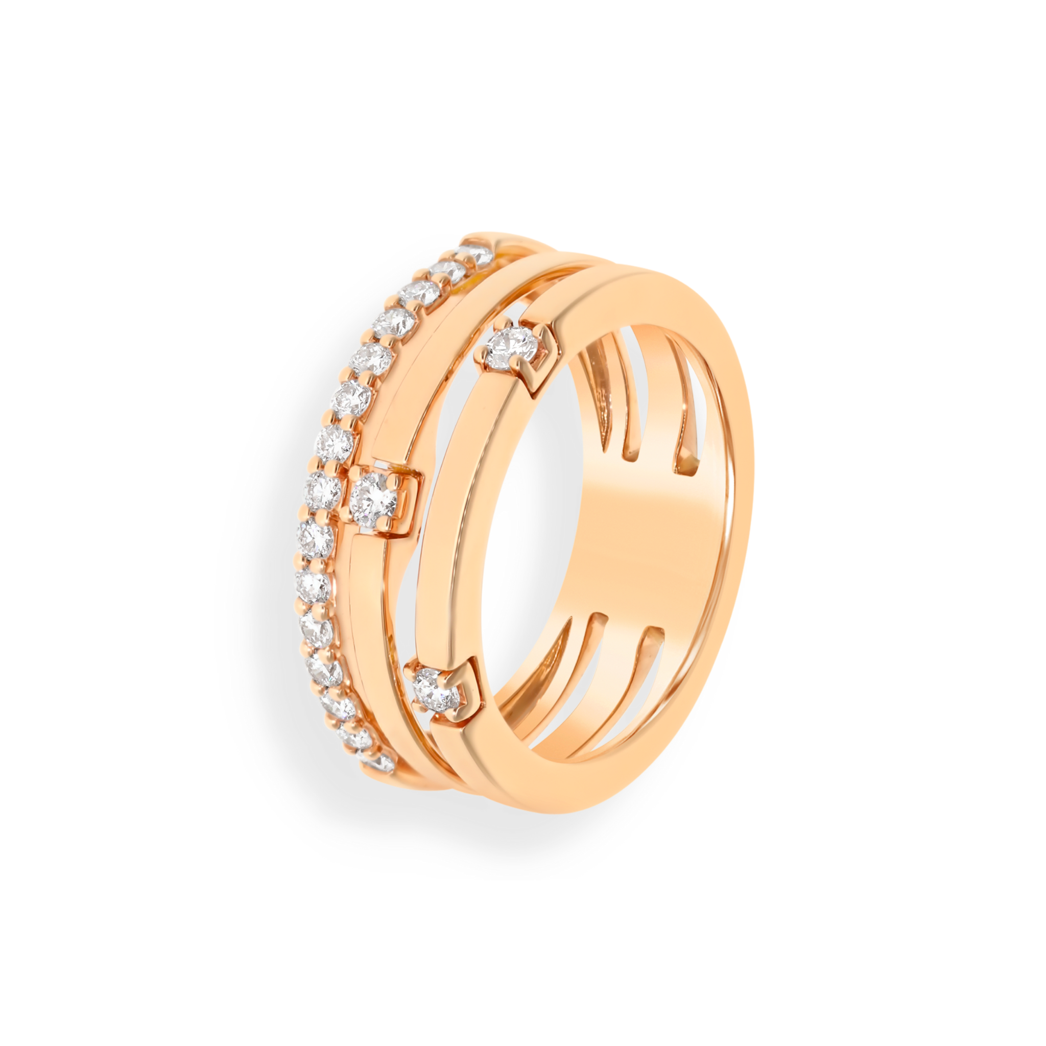 HALF ETERNITY DIAMOND RING