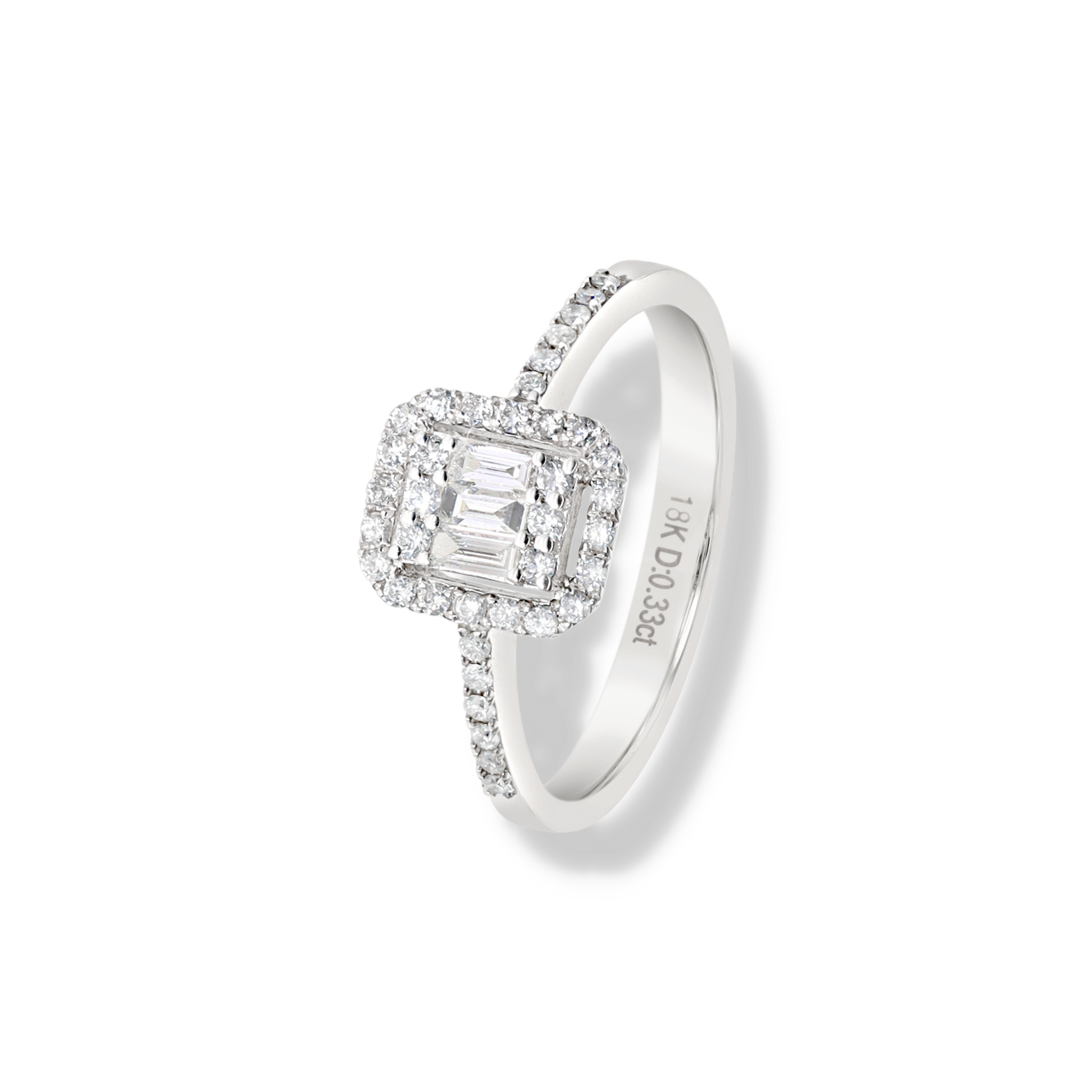 DIAMOND CLUSTER ENGAGEMENT RING