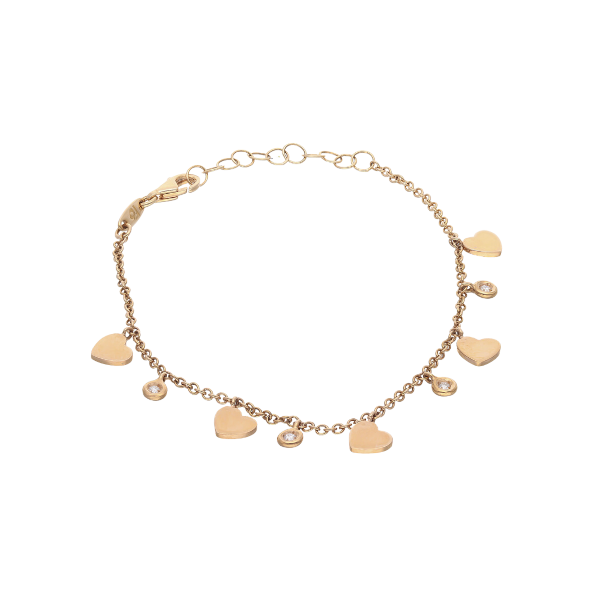 WHITE DIAMOND CHAIN BRACELET