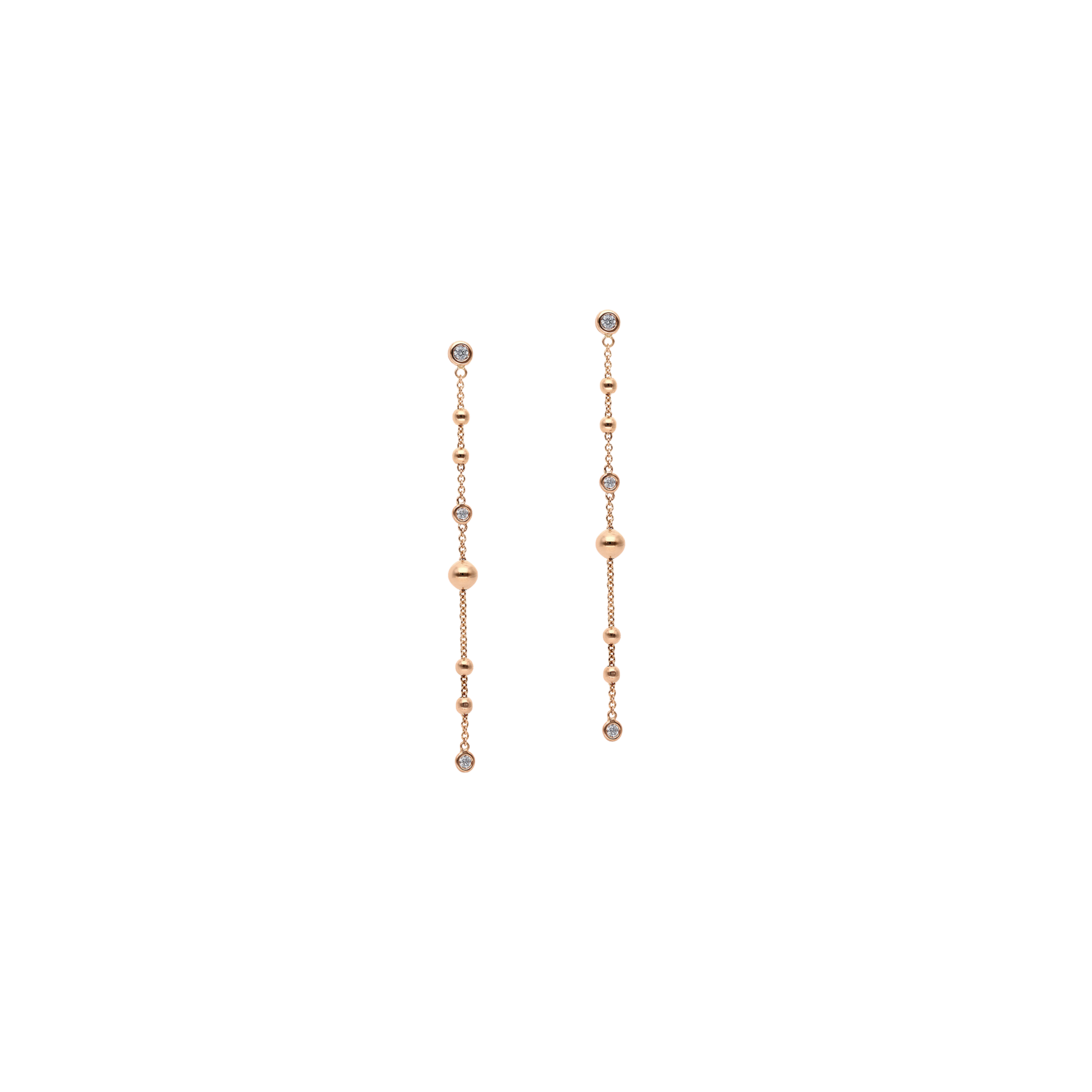 WHITE DIAMOND DROP EARRINGS