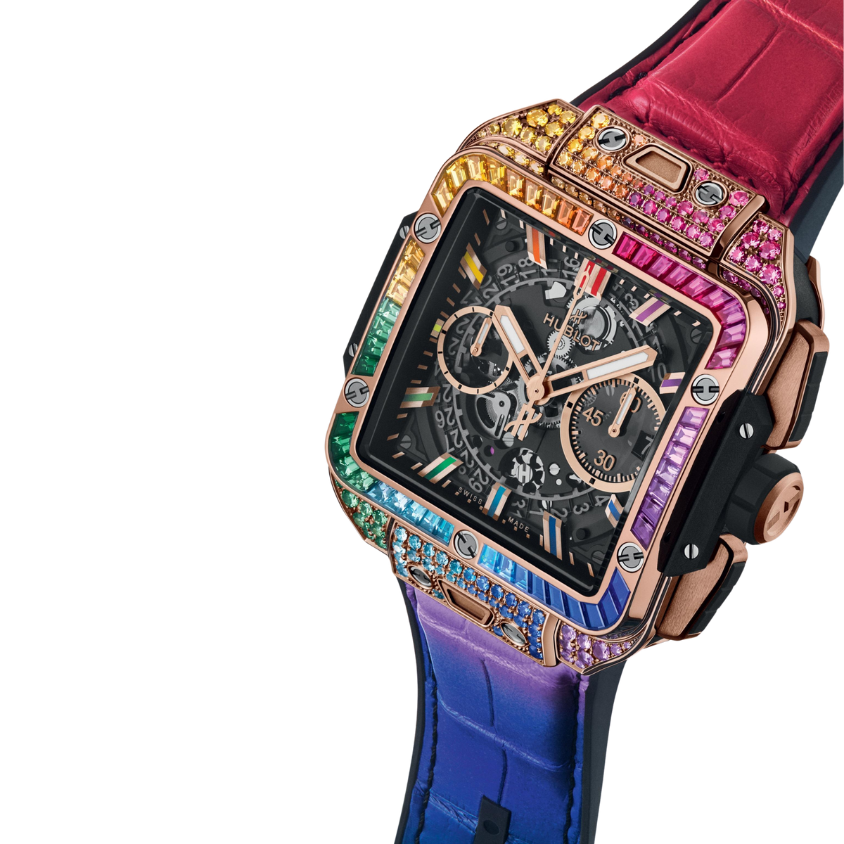 SQUARE BANG UNICO KING GOLD RAINBOW