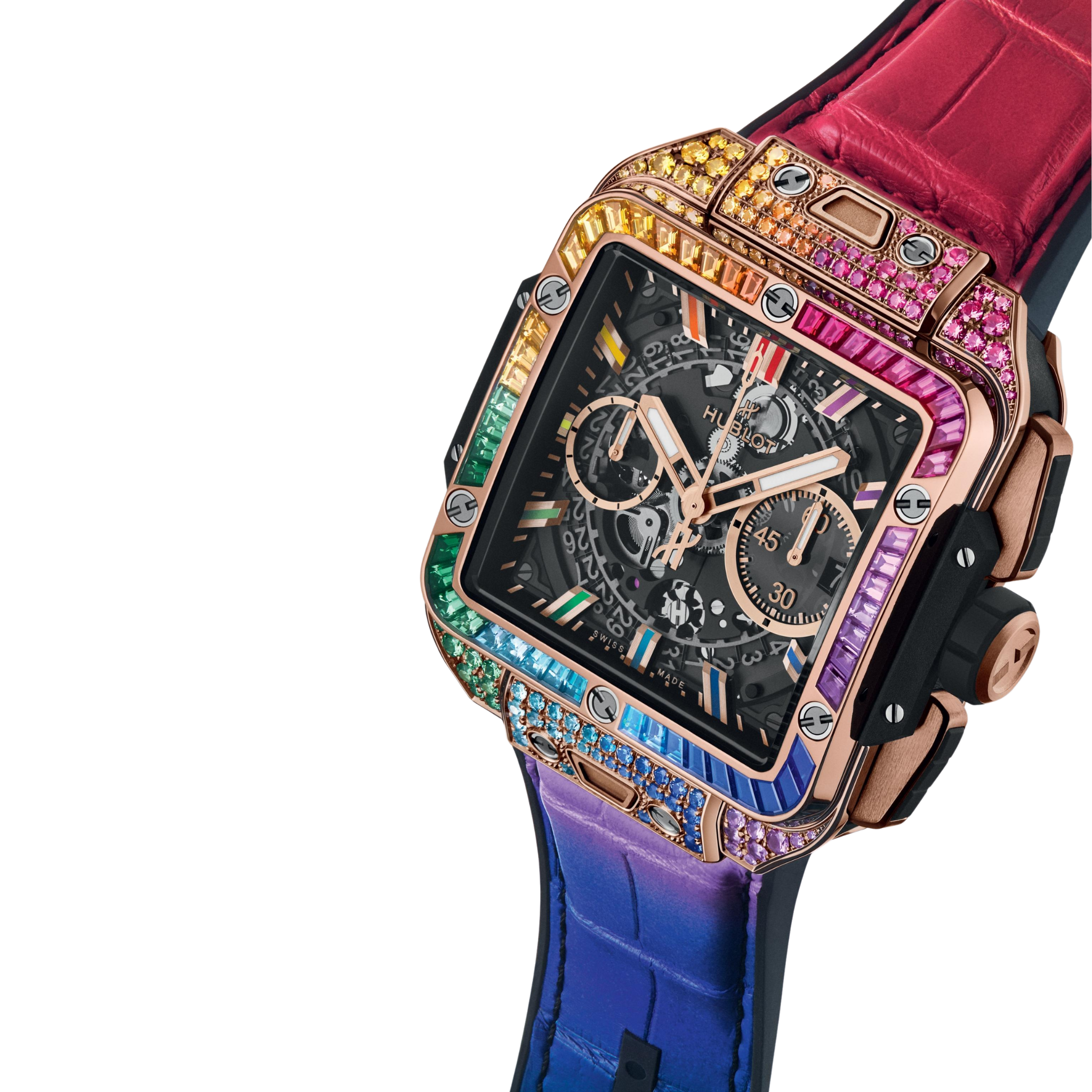 SQUARE BANG UNICO KING GOLD RAINBOW