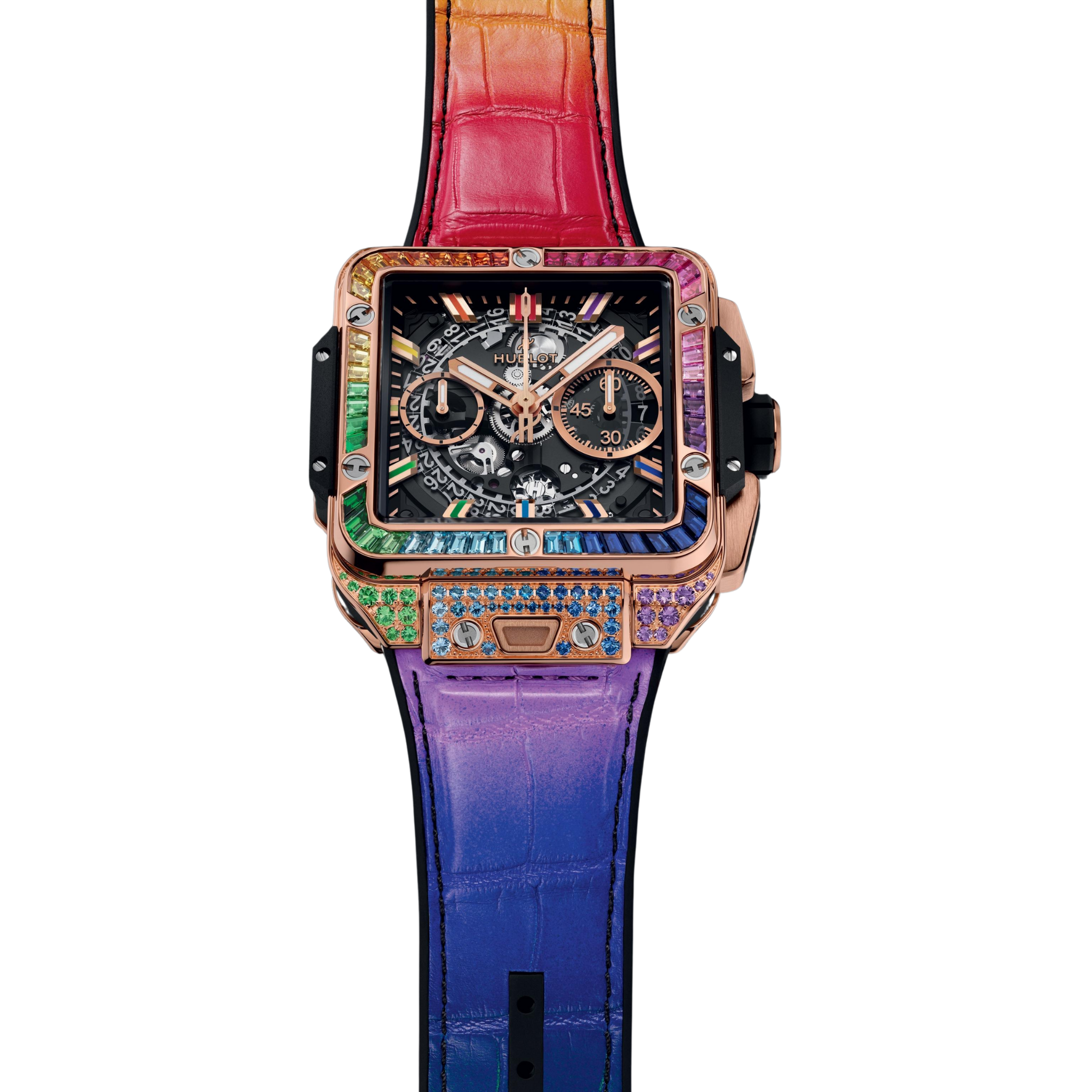 SQUARE BANG UNICO KING GOLD RAINBOW