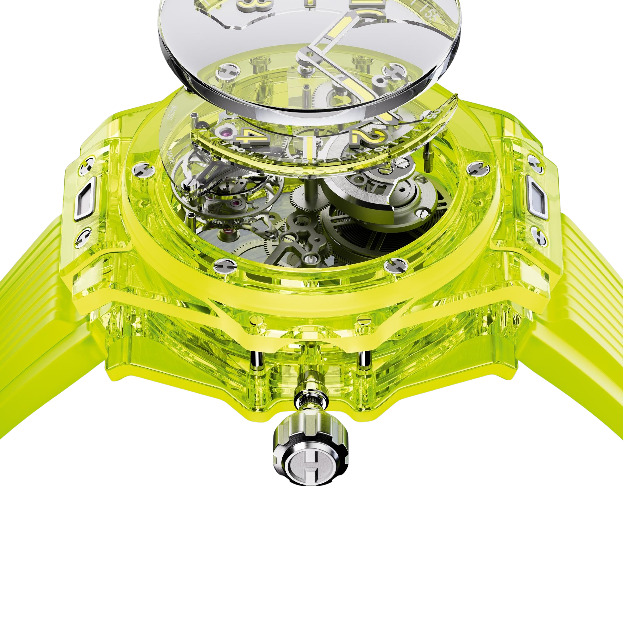 BIG BANG TOURBILLON AUTOMATIC YELLOW NEON SAXEM