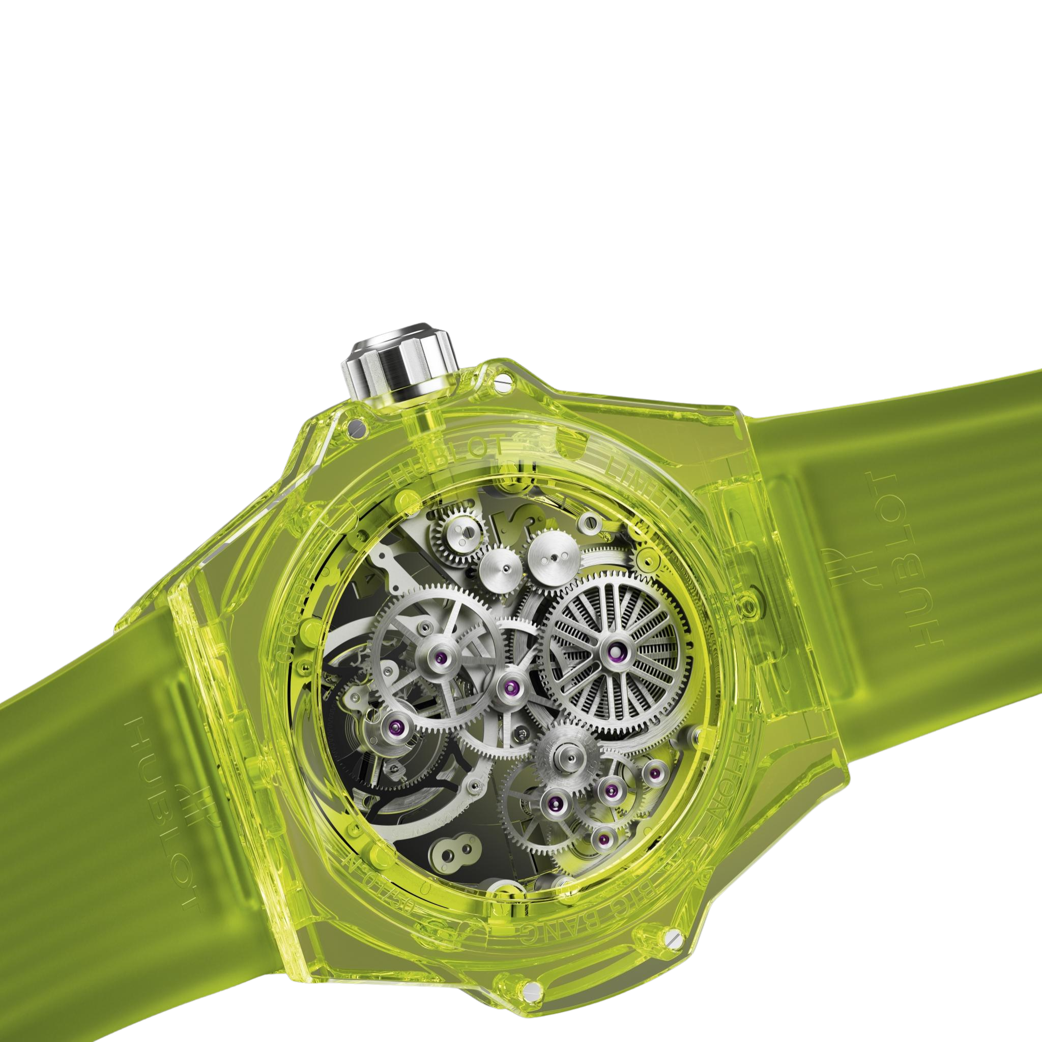 BIG BANG TOURBILLON AUTOMATIC YELLOW NEON SAXEM