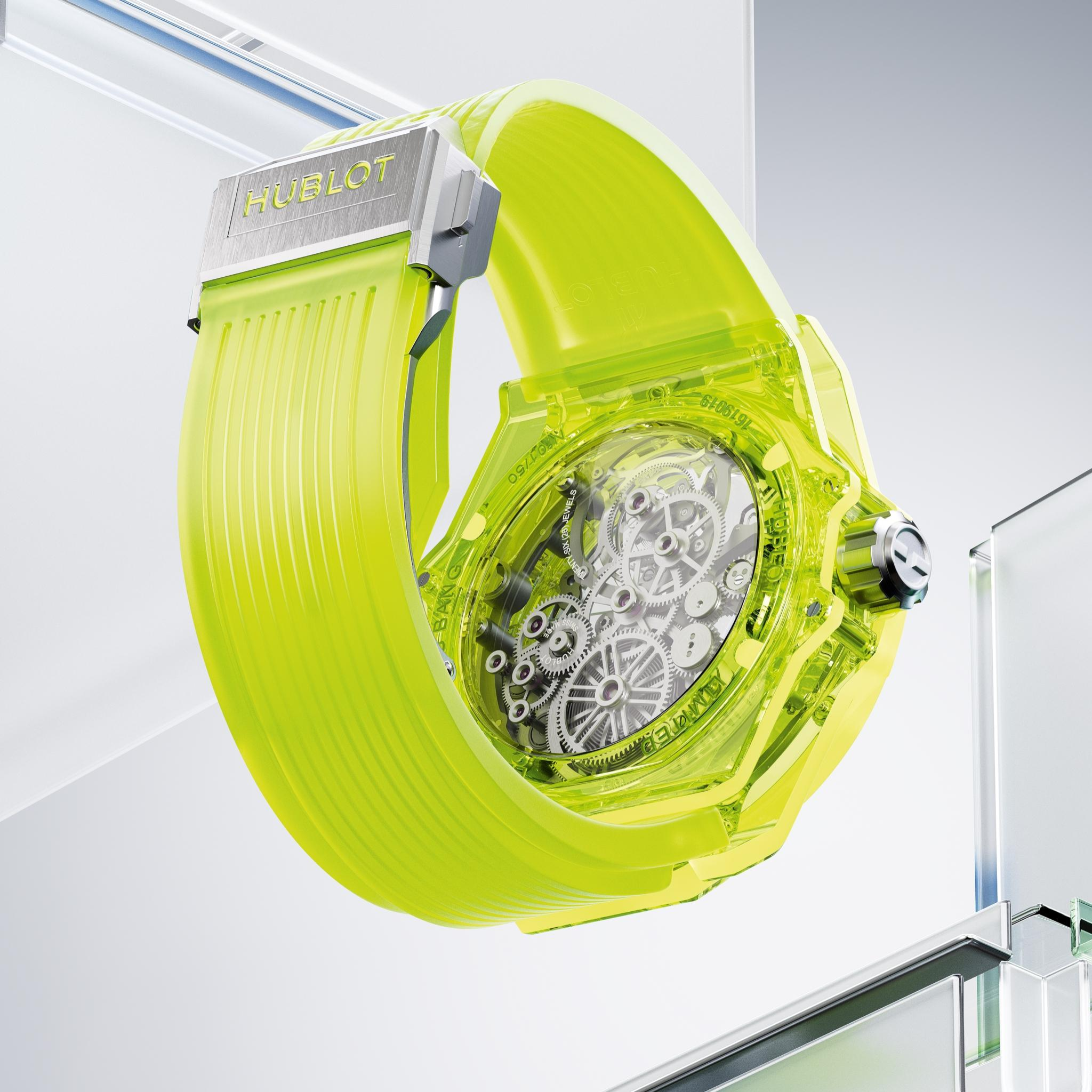 BIG BANG TOURBILLON AUTOMATIC YELLOW NEON SAXEM