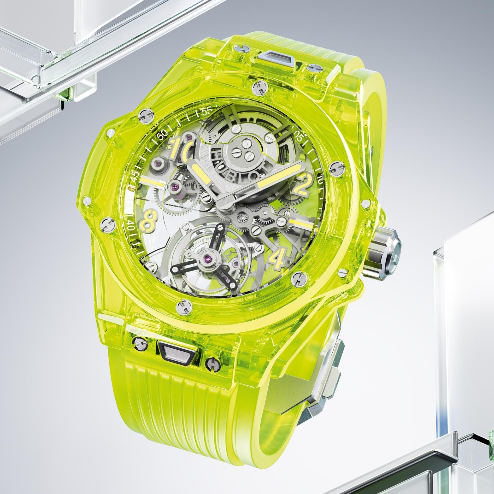 BIG BANG TOURBILLON AUTOMATIC YELLOW NEON SAXEM