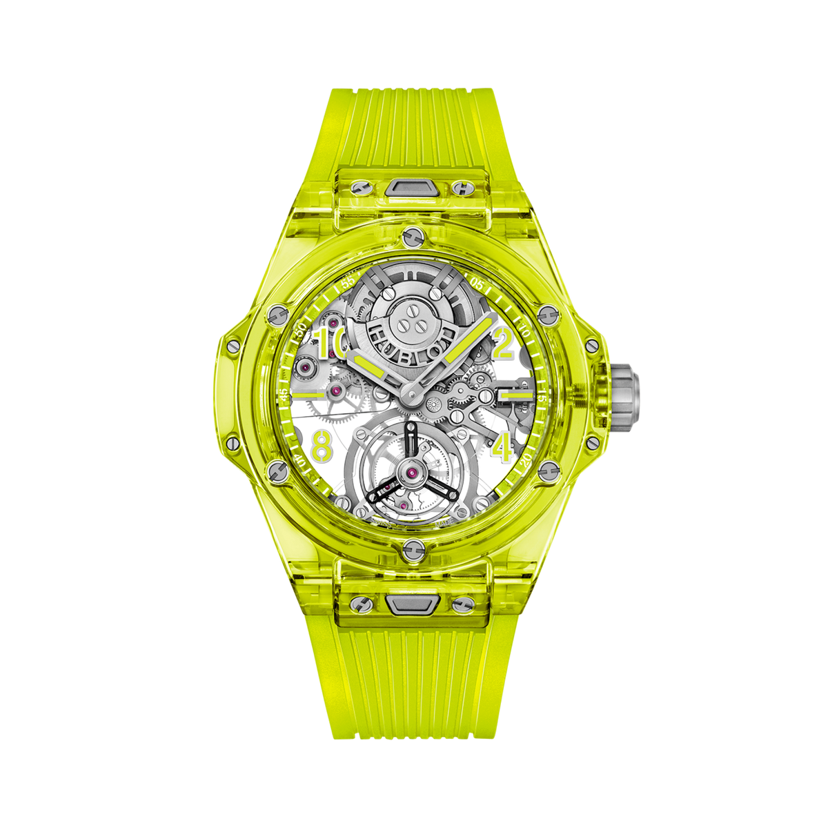 BIG BANG TOURBILLON AUTOMATIC YELLOW NEON SAXEM