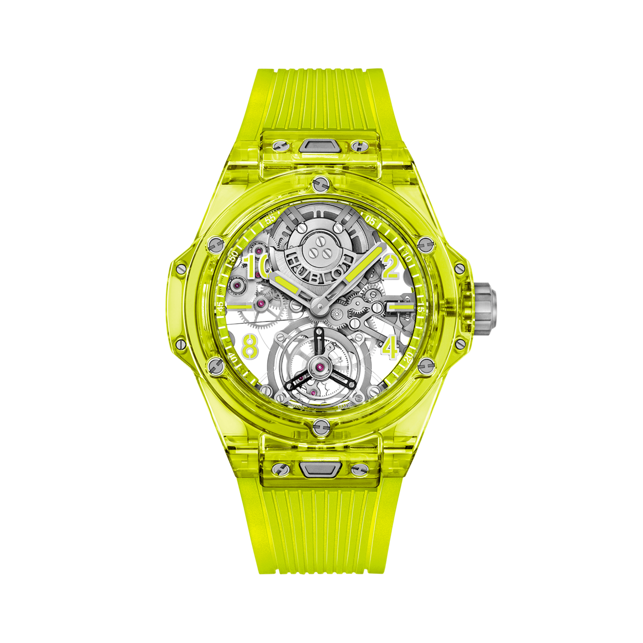 BIG BANG TOURBILLON AUTOMATIC YELLOW NEON SAXEM