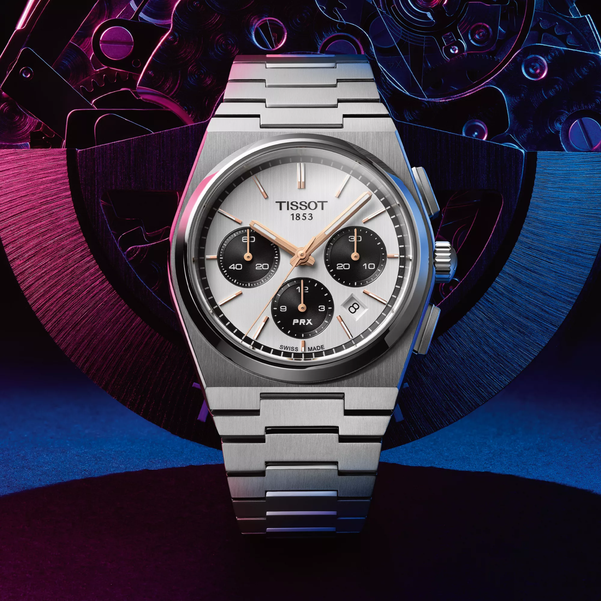 TISSOT PRX AUTOMATIC CHRONOGRAPH