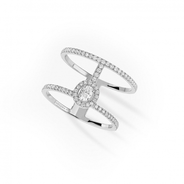 Messika Glam'Azone 2 Row Diamond Ring - Shop Prestige