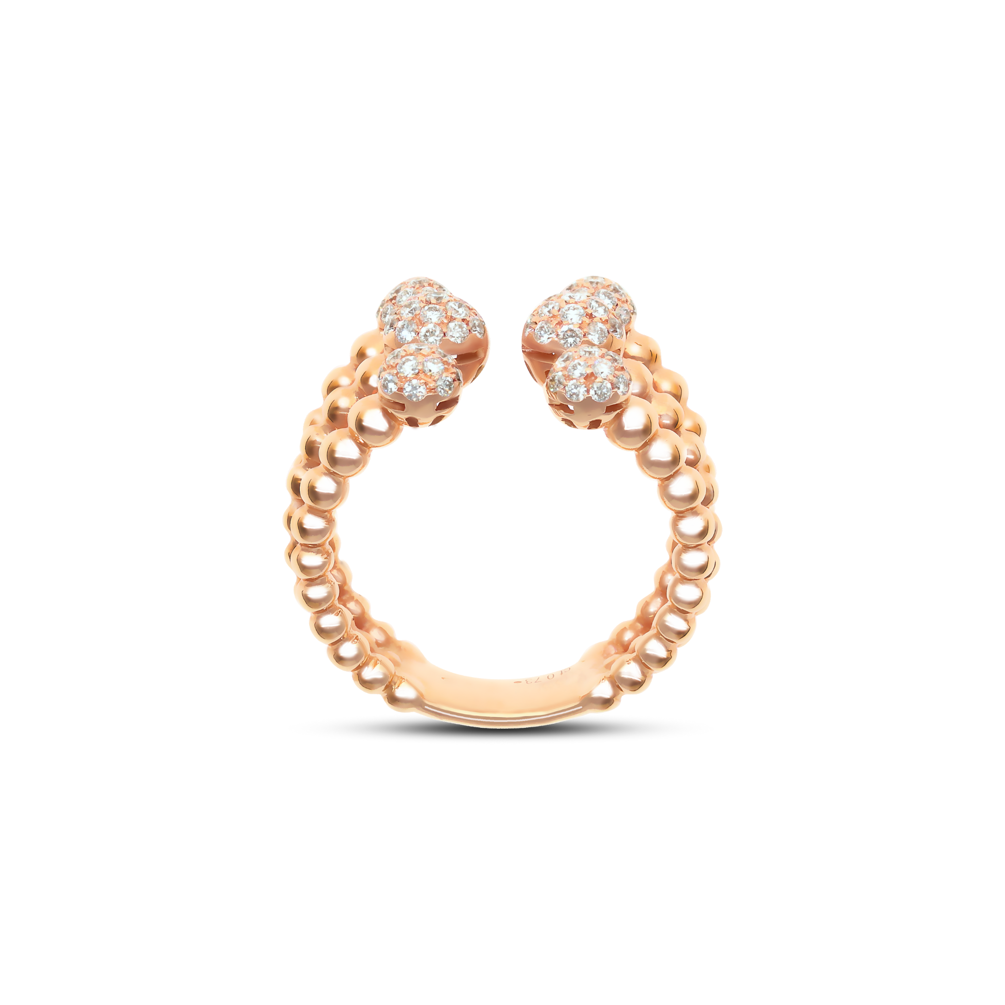 WHITE DIAMOND CLUSTER RING