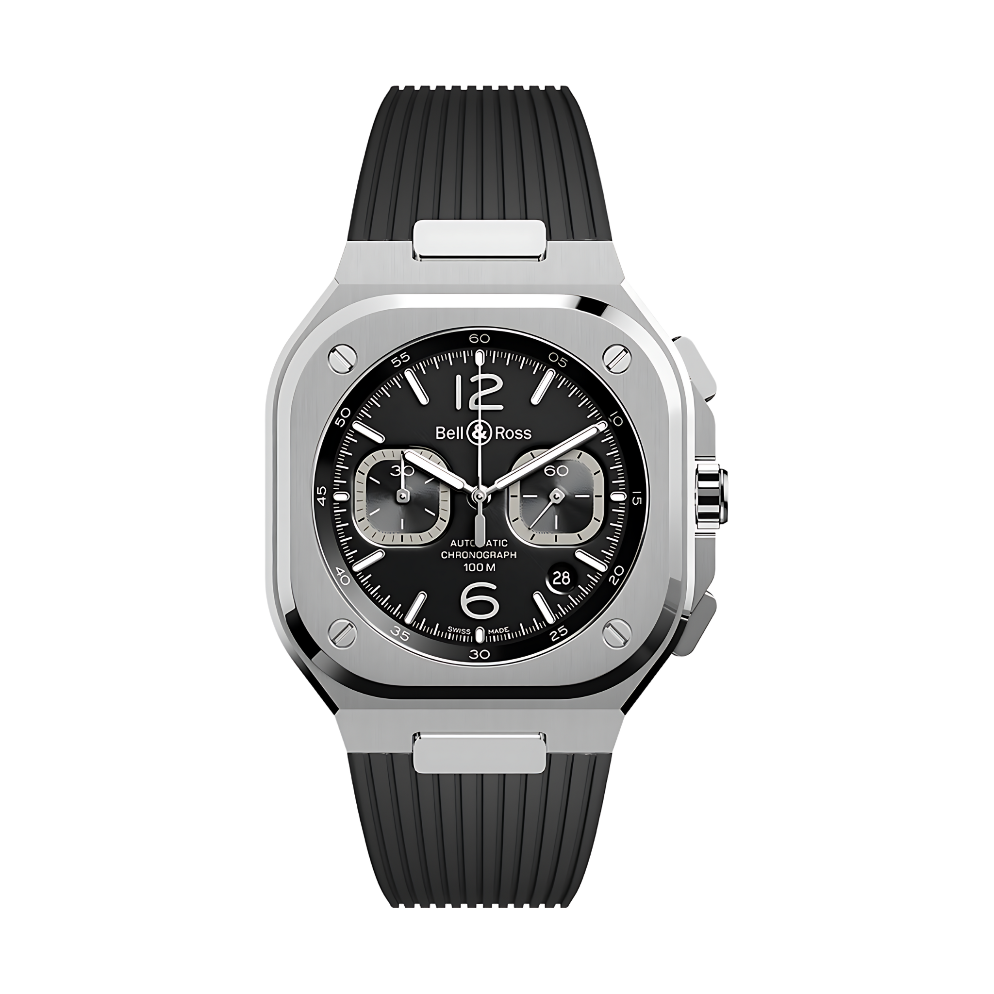 BR 05 CHRONO BLACK STEEL