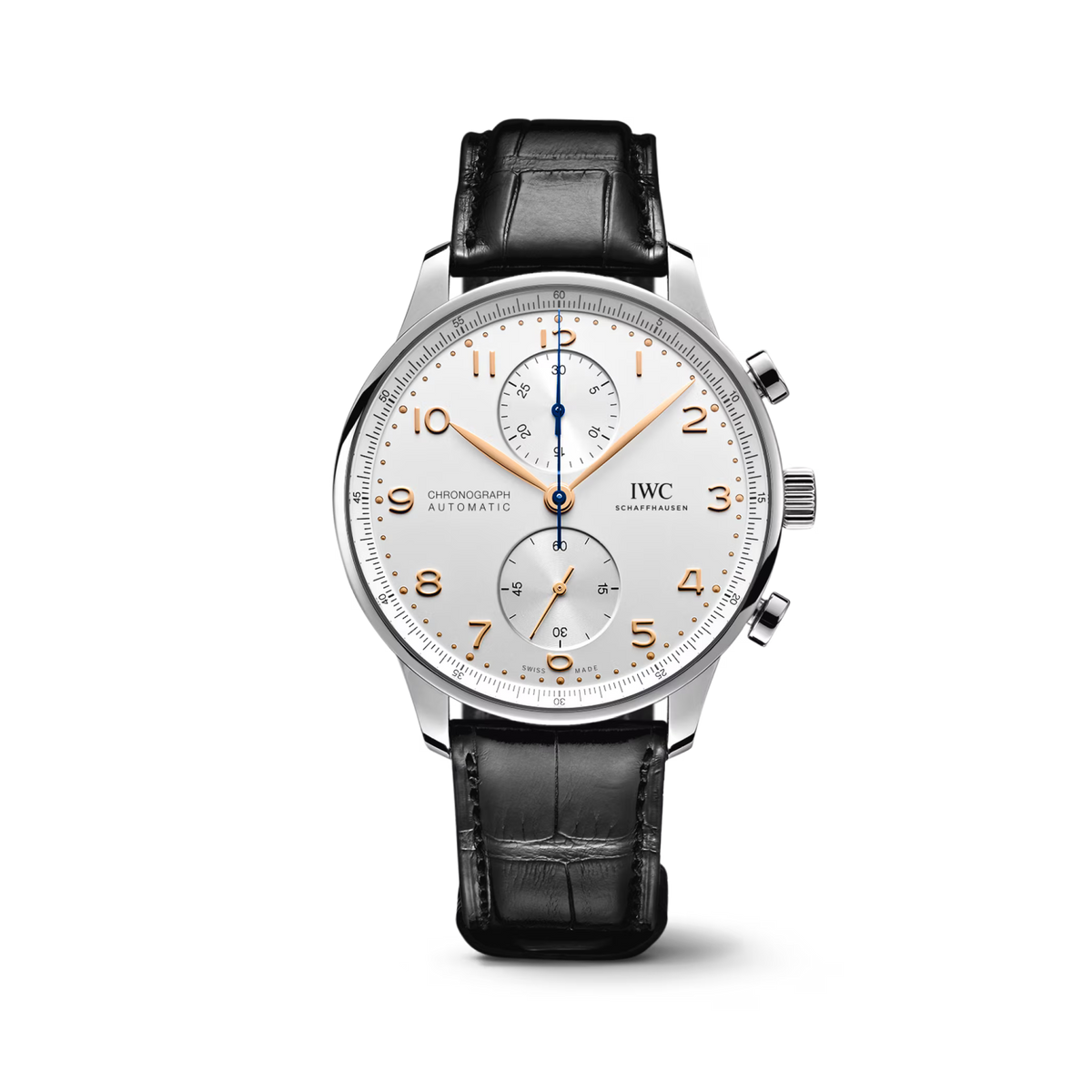 Montre IWC Portuguese Chronographe 3714 - Kit Complet Avec Boîte, Livret, Garantie - Occasion