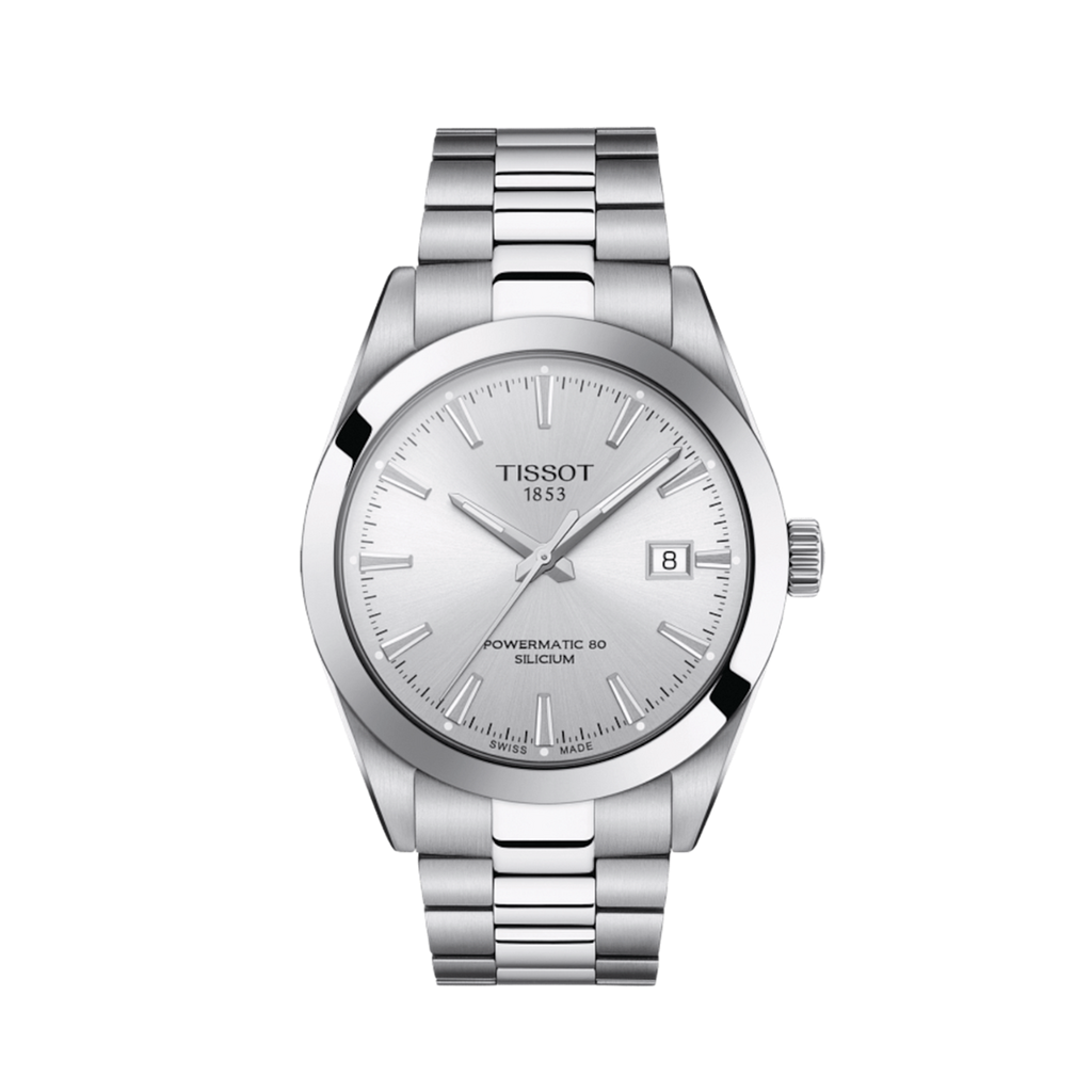 時計 TISSOT POWERMATIC 80 SILICIUM Tissot Gentleman Powermatic 80 Silicium 40mm Mens Watch