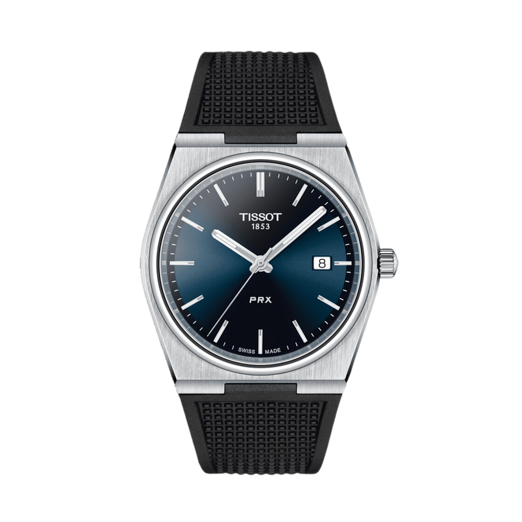 TISSOT PRX 黒文字盤 ステンレススチール ティソ 腕時計 TISSOT PRX ピーアールエックス 黒文字盤