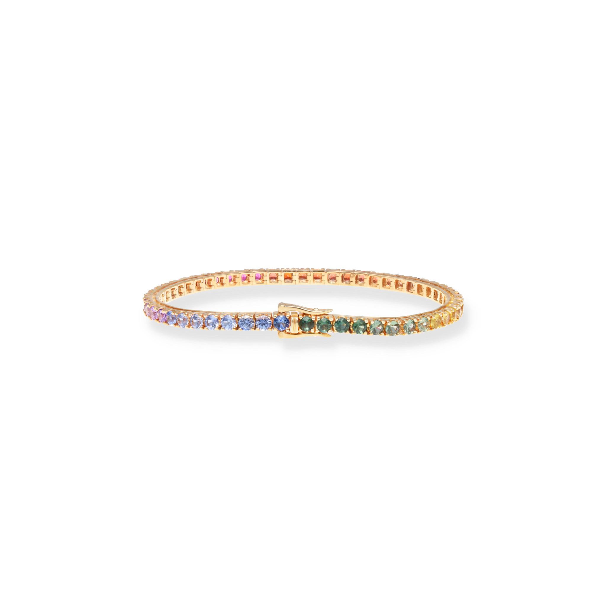 DIAMOND RAINBOW TENNIS BRACELET