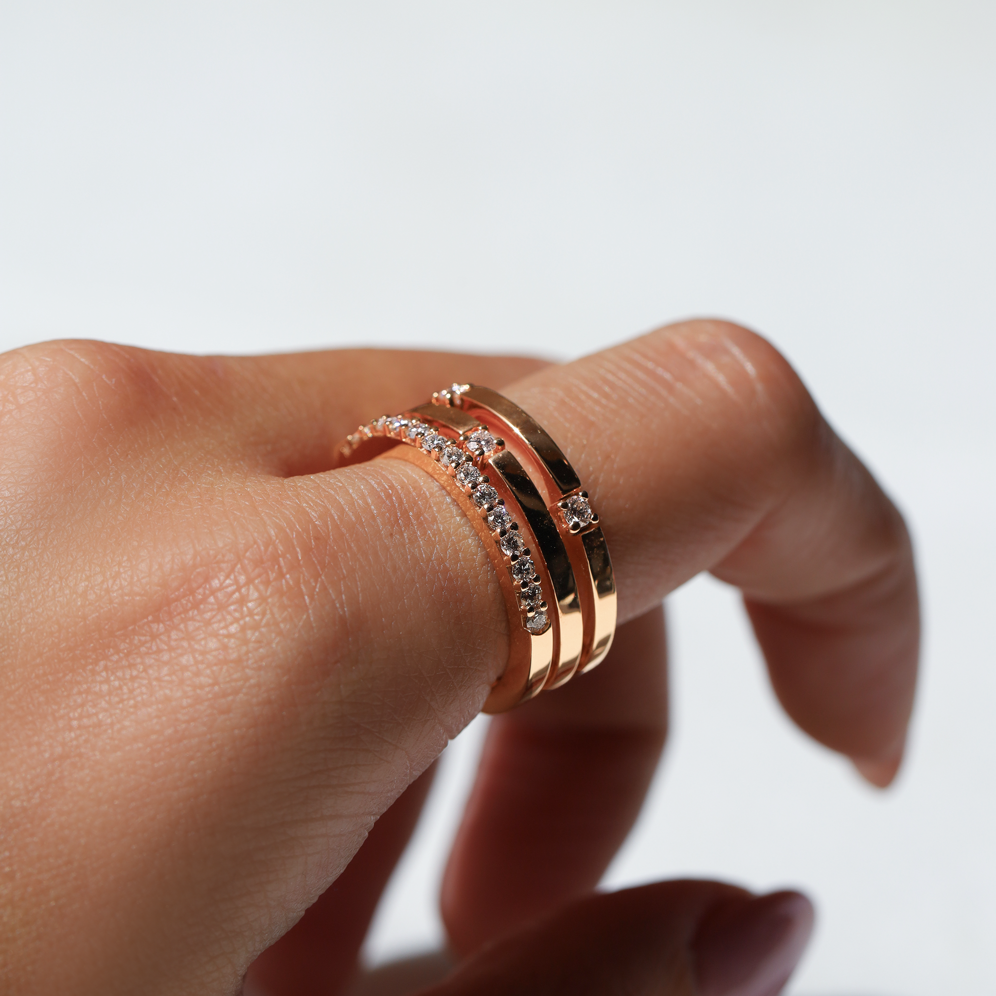 HALF ETERNITY DIAMOND RING